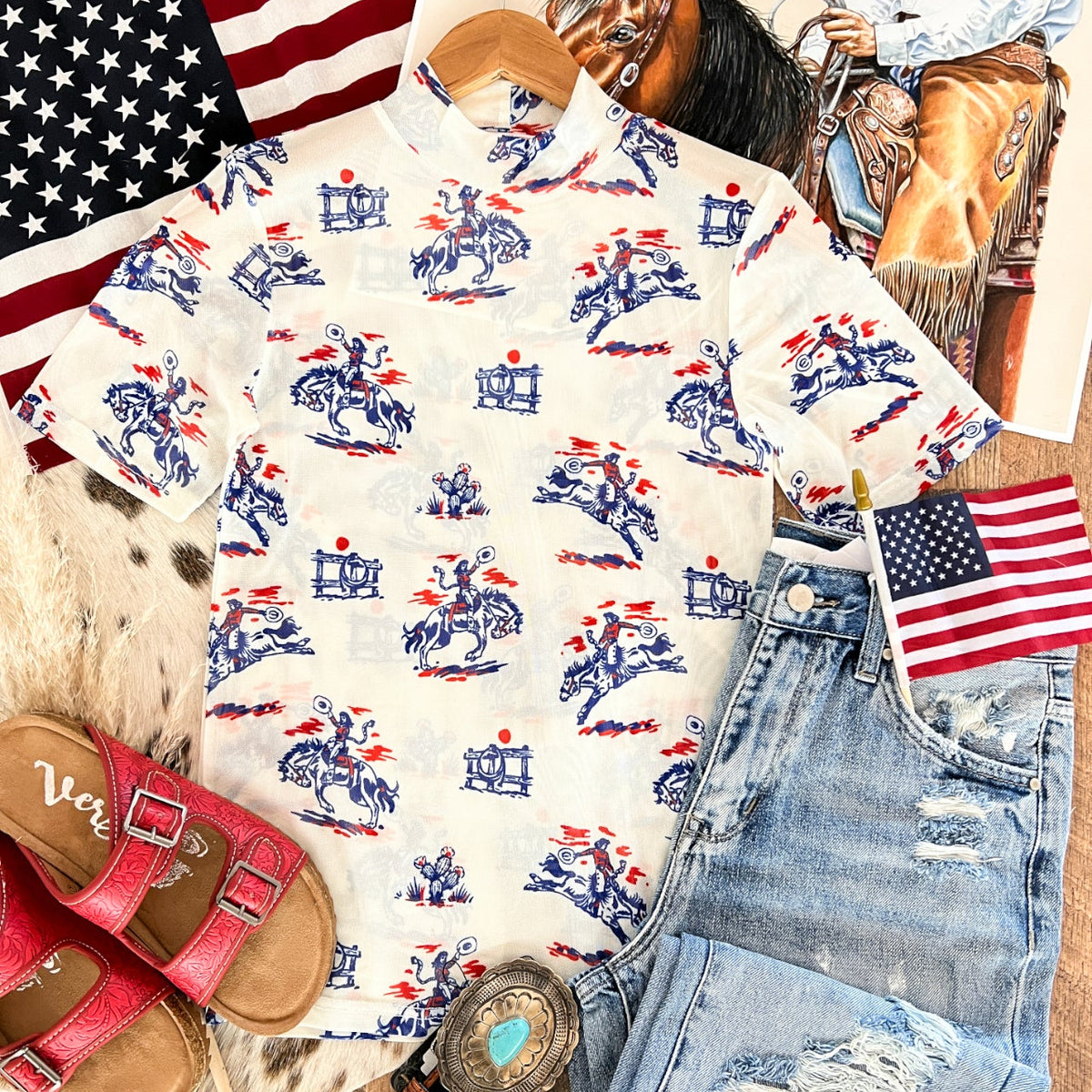 The Cowgirl Cozy Top