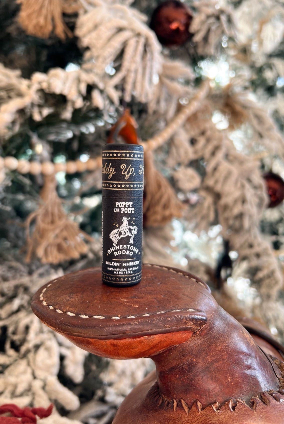 Make It Western Poppy & Pout Chapstick Wildin’ Whiskey