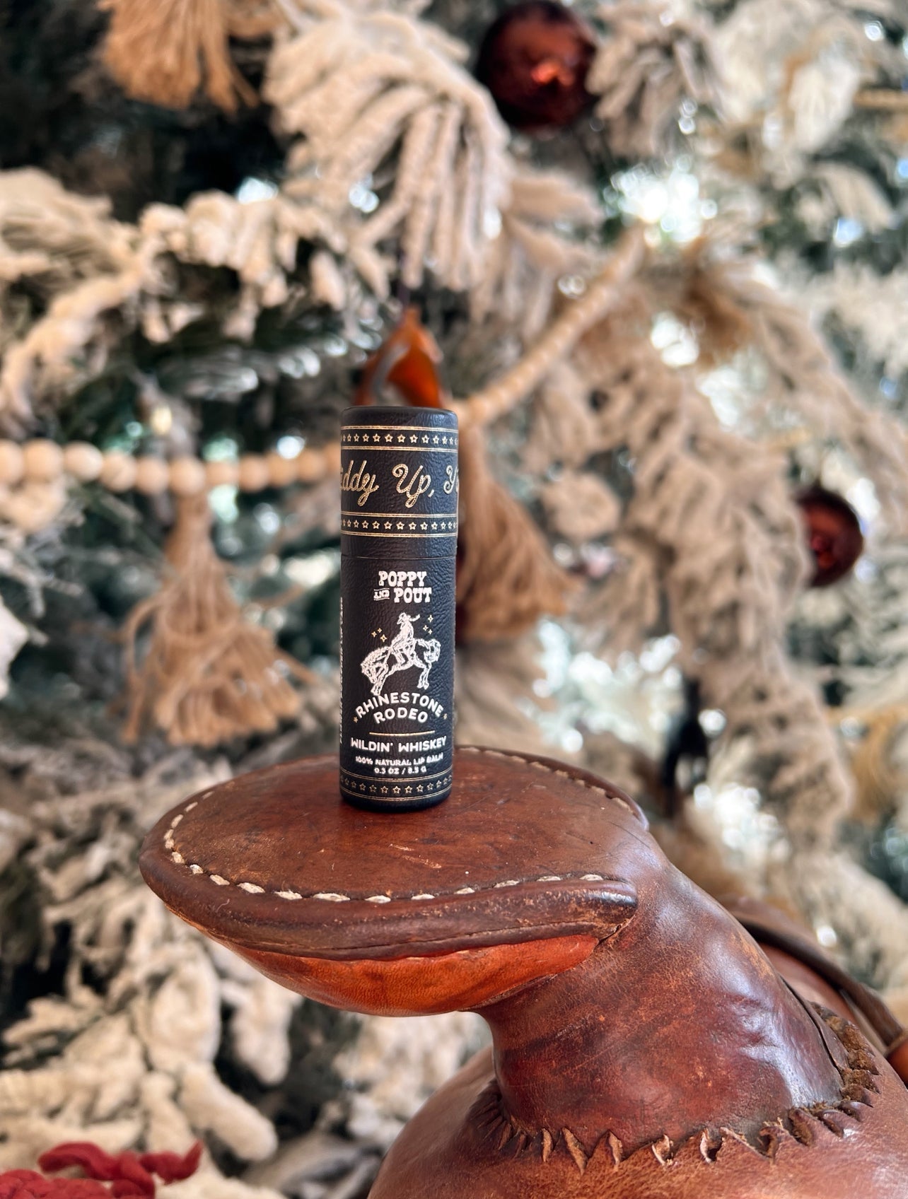 Make It Western Poppy & Pout Chapstick Wildin’ Whiskey