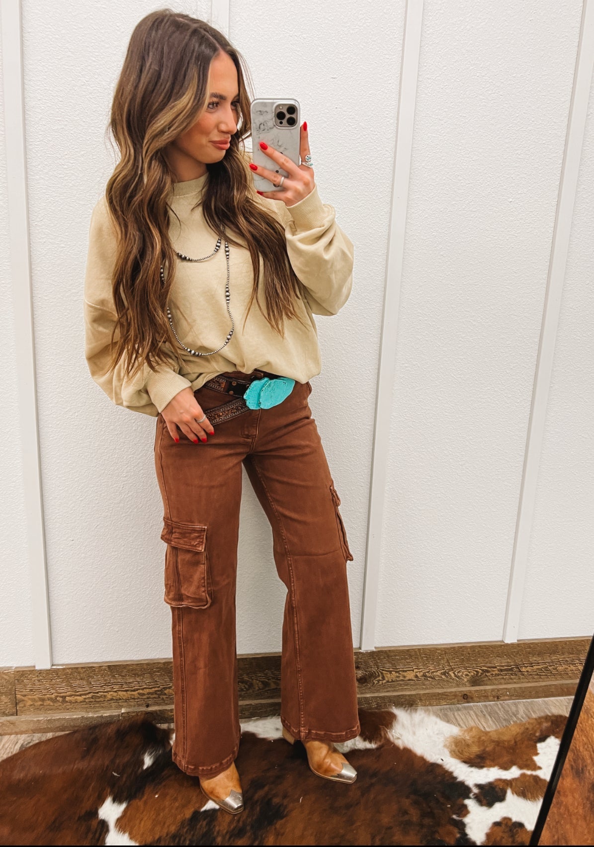 Expresso High Rise Wide Leg Cargo Pants 3