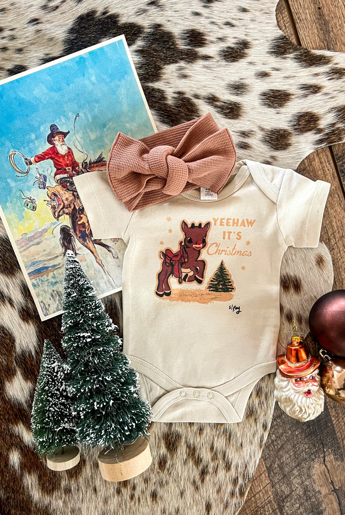 Reindeer Christmas Design (Onesie/Youth Tee)