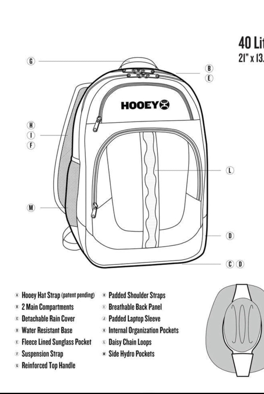 Ox Hooey Aztec Backpack (Burgundy/Tan)