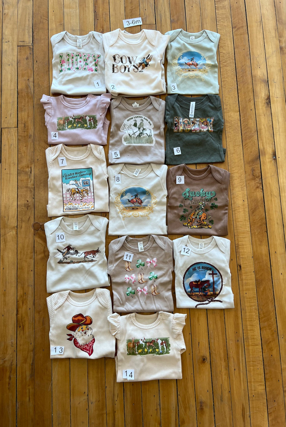 3-6m Onesie Sample Sale(Finale Sale)🤎