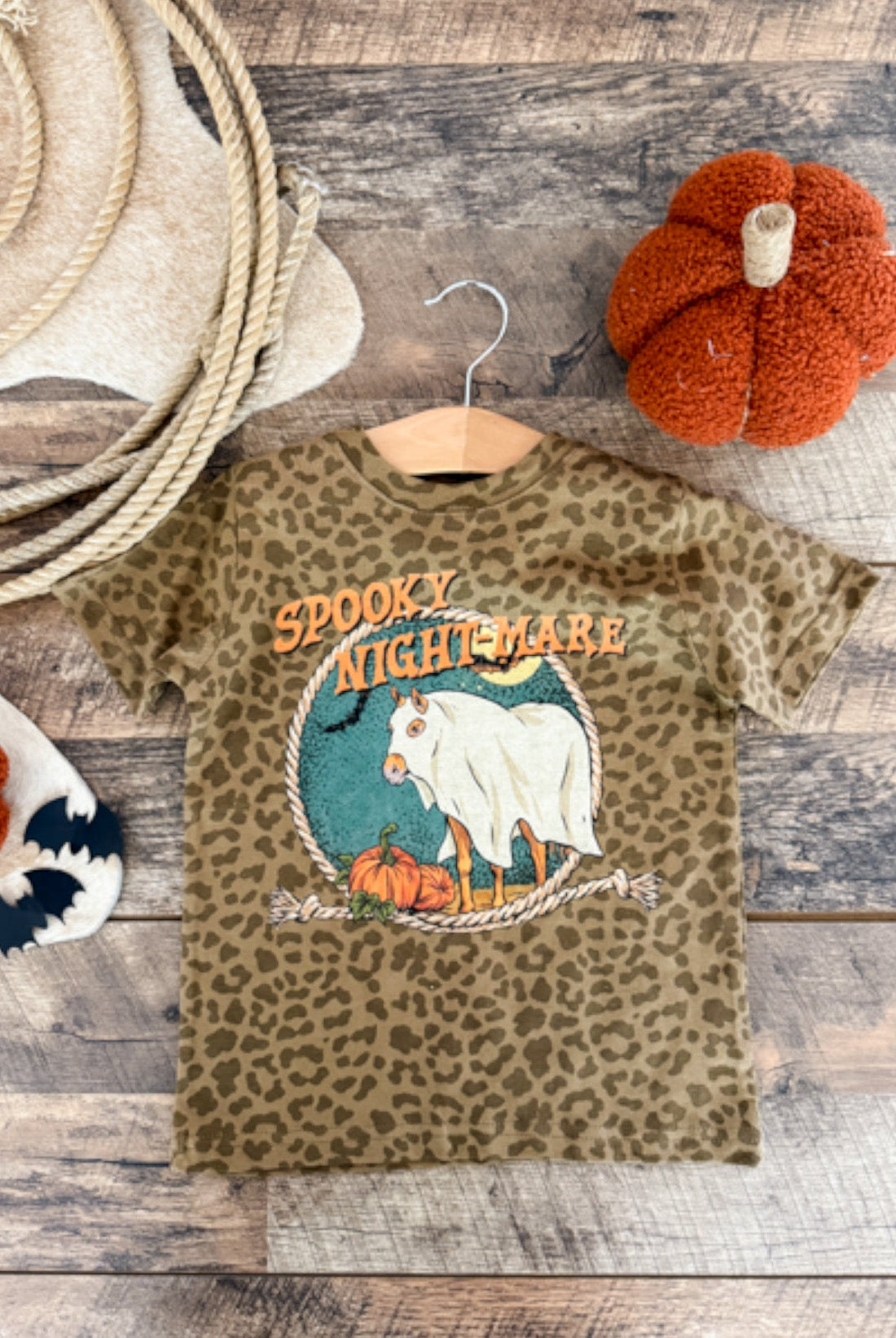 Spooky Nightmare- Toddler Youth Tee(Leopard)