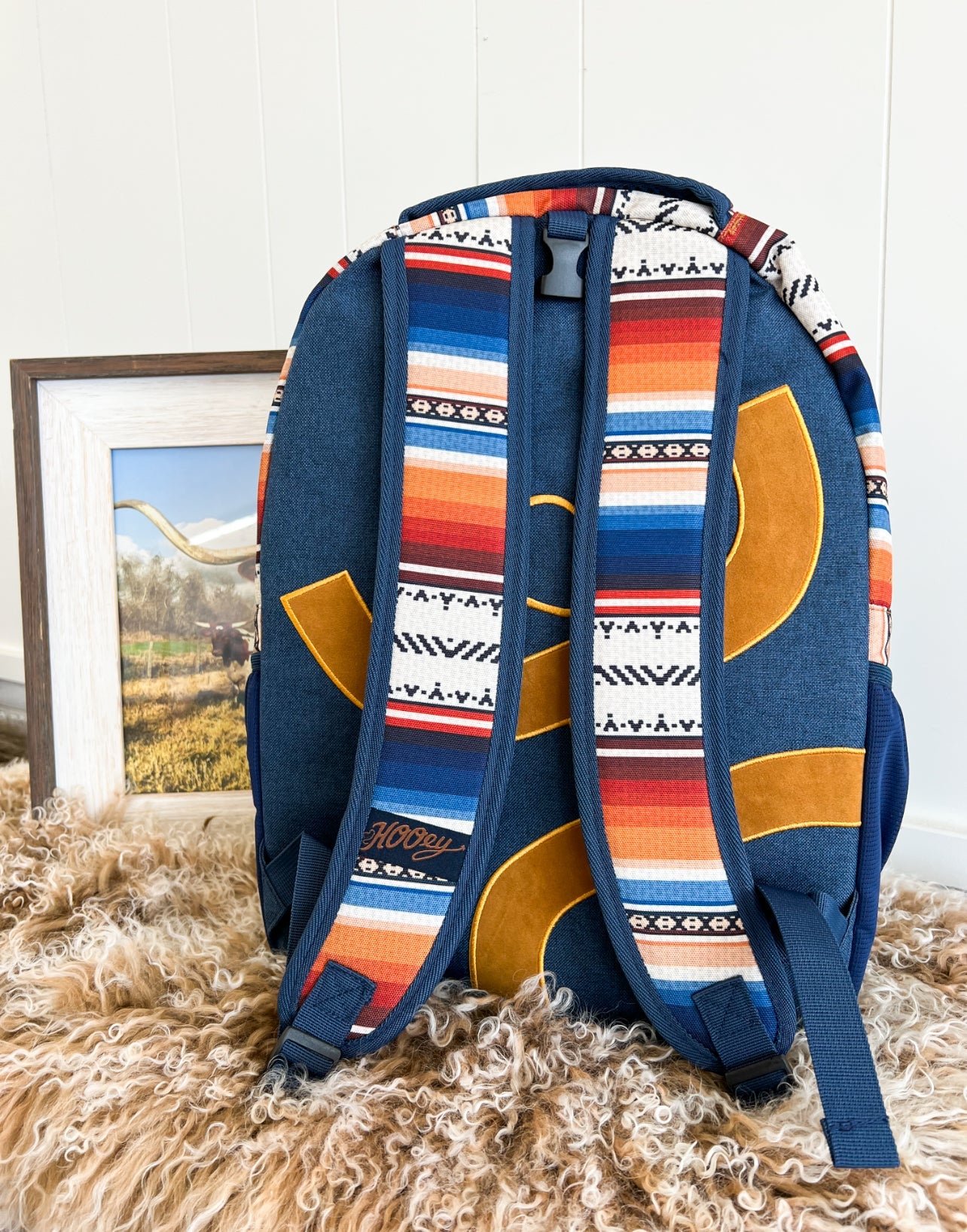 Reeses Hooey Serape Backpack (Blue)