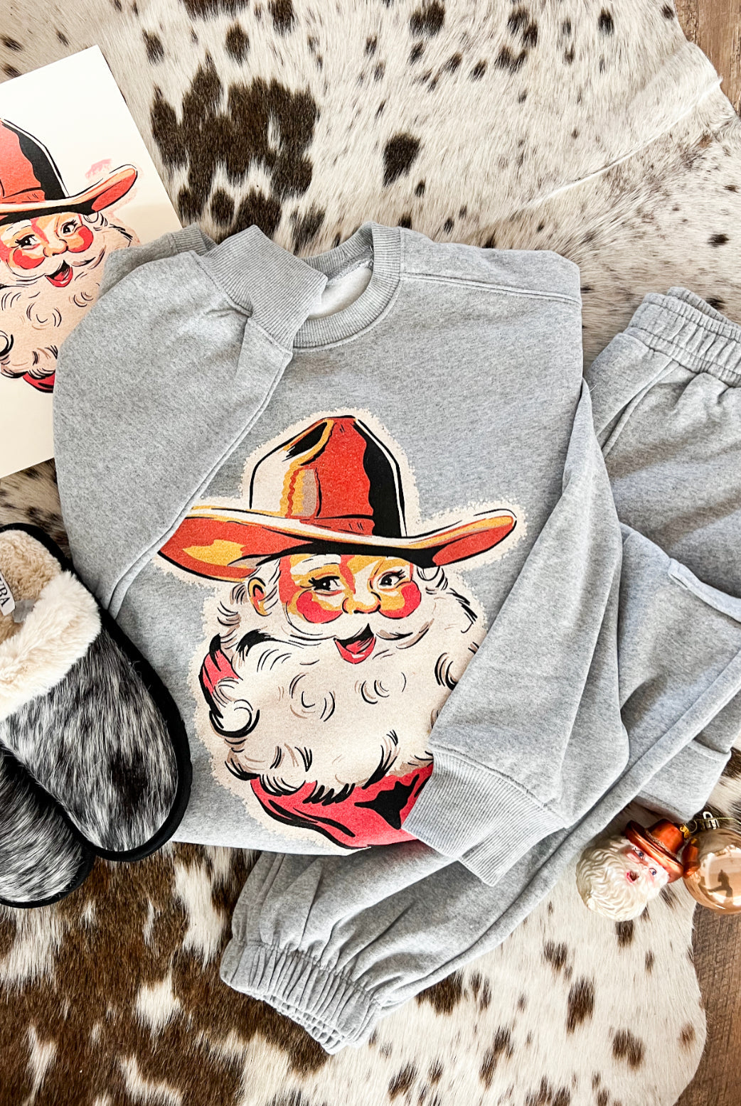 Cowboy Santa Set(sport grey)