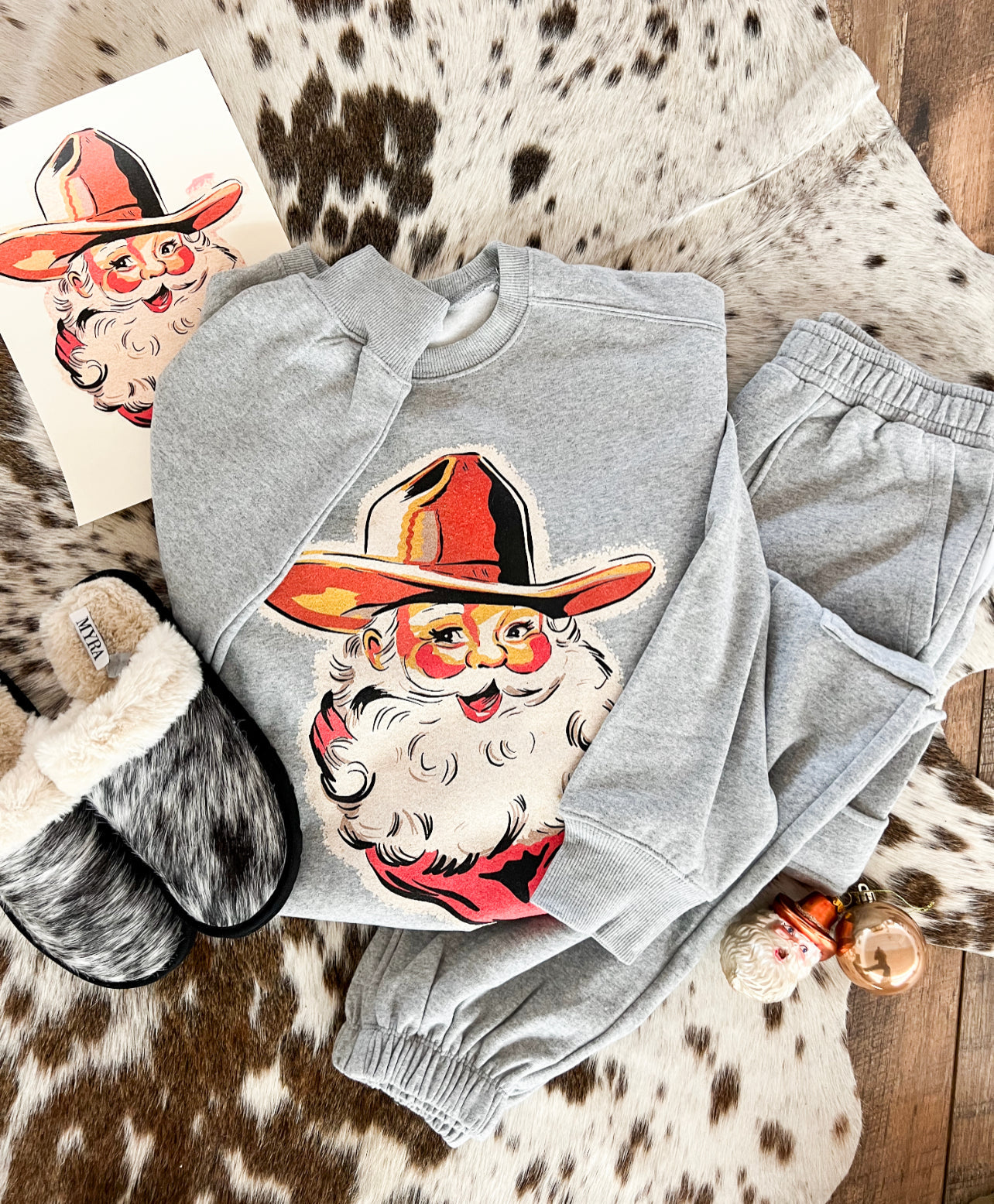 Cowboy Santa Set(sport grey)