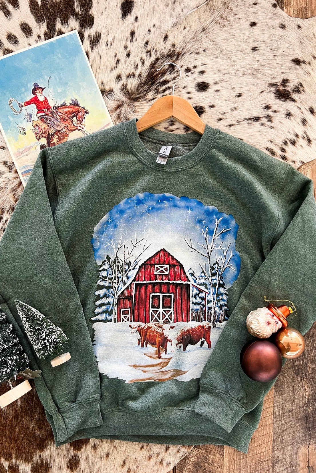 Hereford Barn Christmas Sweatshirt (adult)