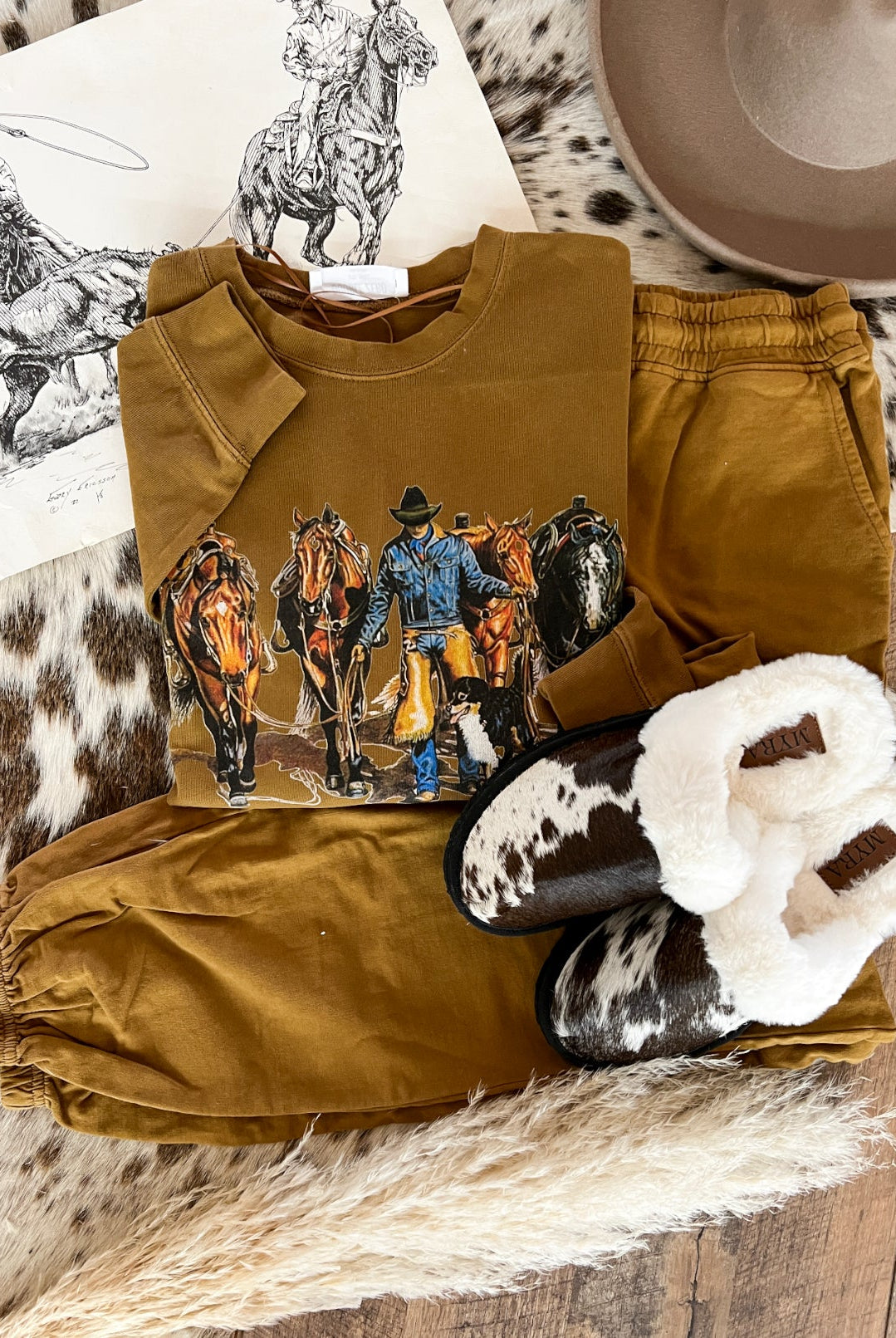 Leader Of The Pack Set(Cropped Camel)