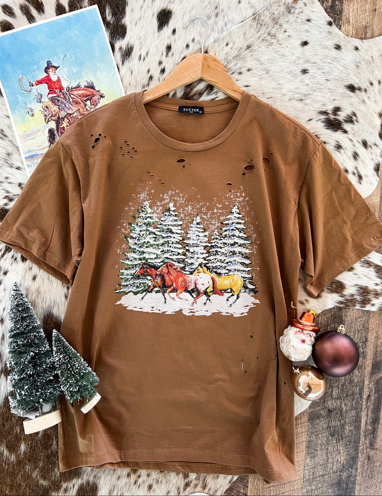 Winter Horses Tee (Adult)