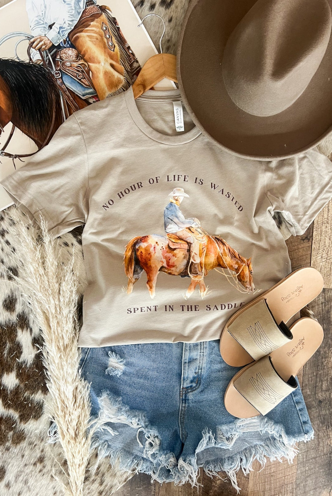 Time In The Saddle Tee