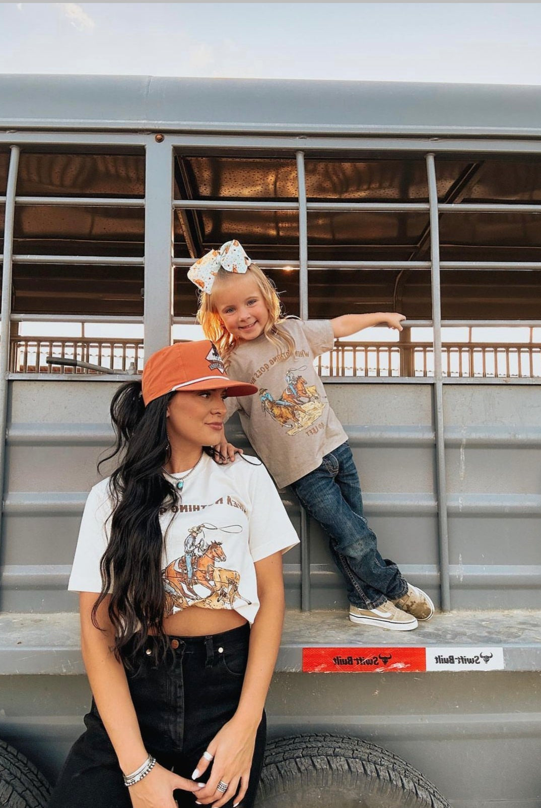 Cody When Nothing Goes Right - Go Left Team Ropers Tee 2.0(Fringed exclusive)(cream tee)