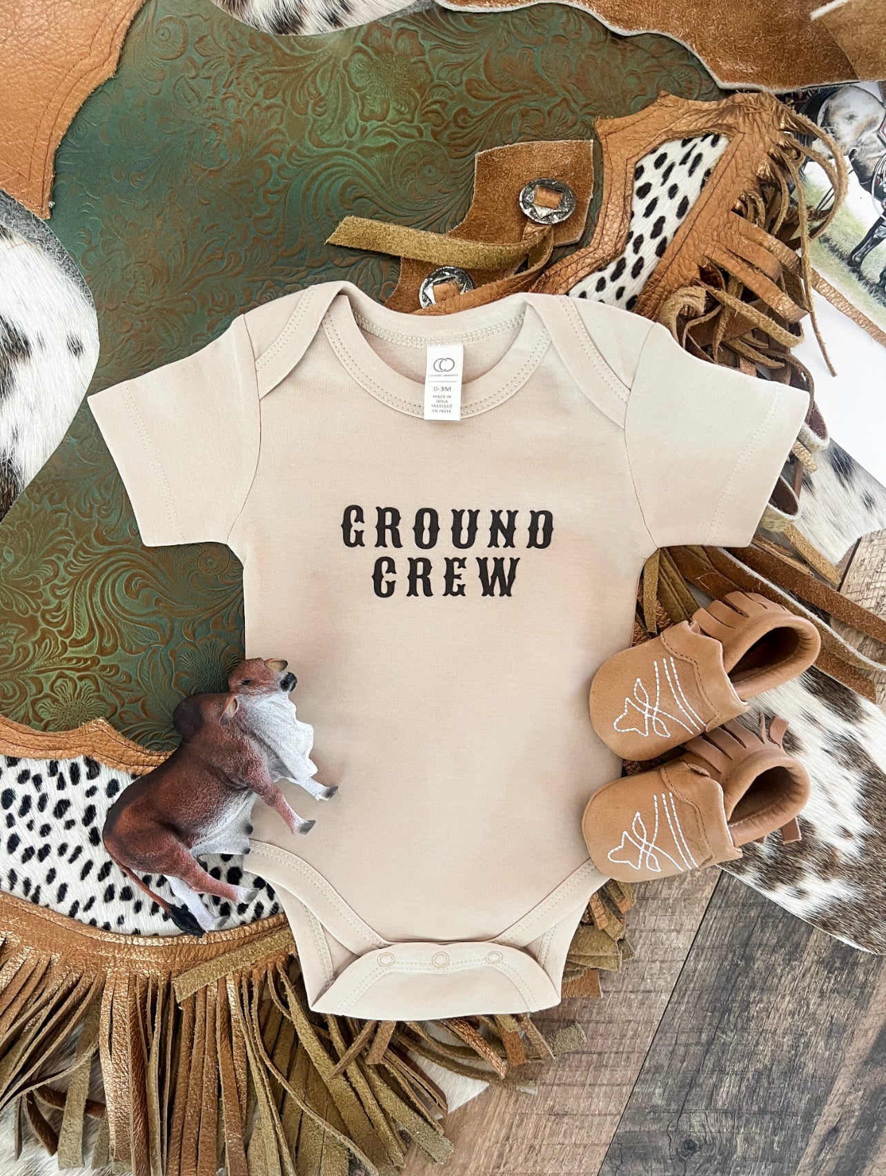 Ground Crew Onesie/ Tee (little kid)(clay front/back)