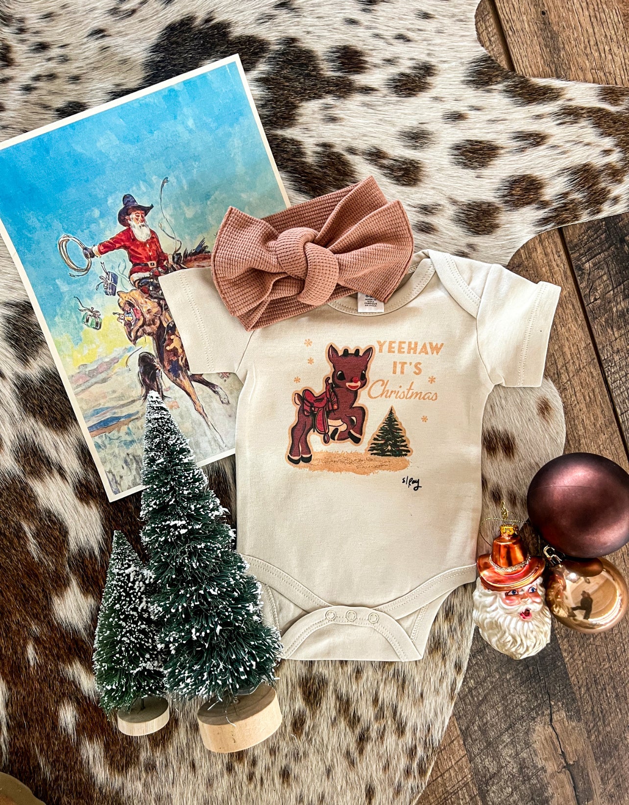 Reindeer Christmas Design (Onesie/Youth Tee)
