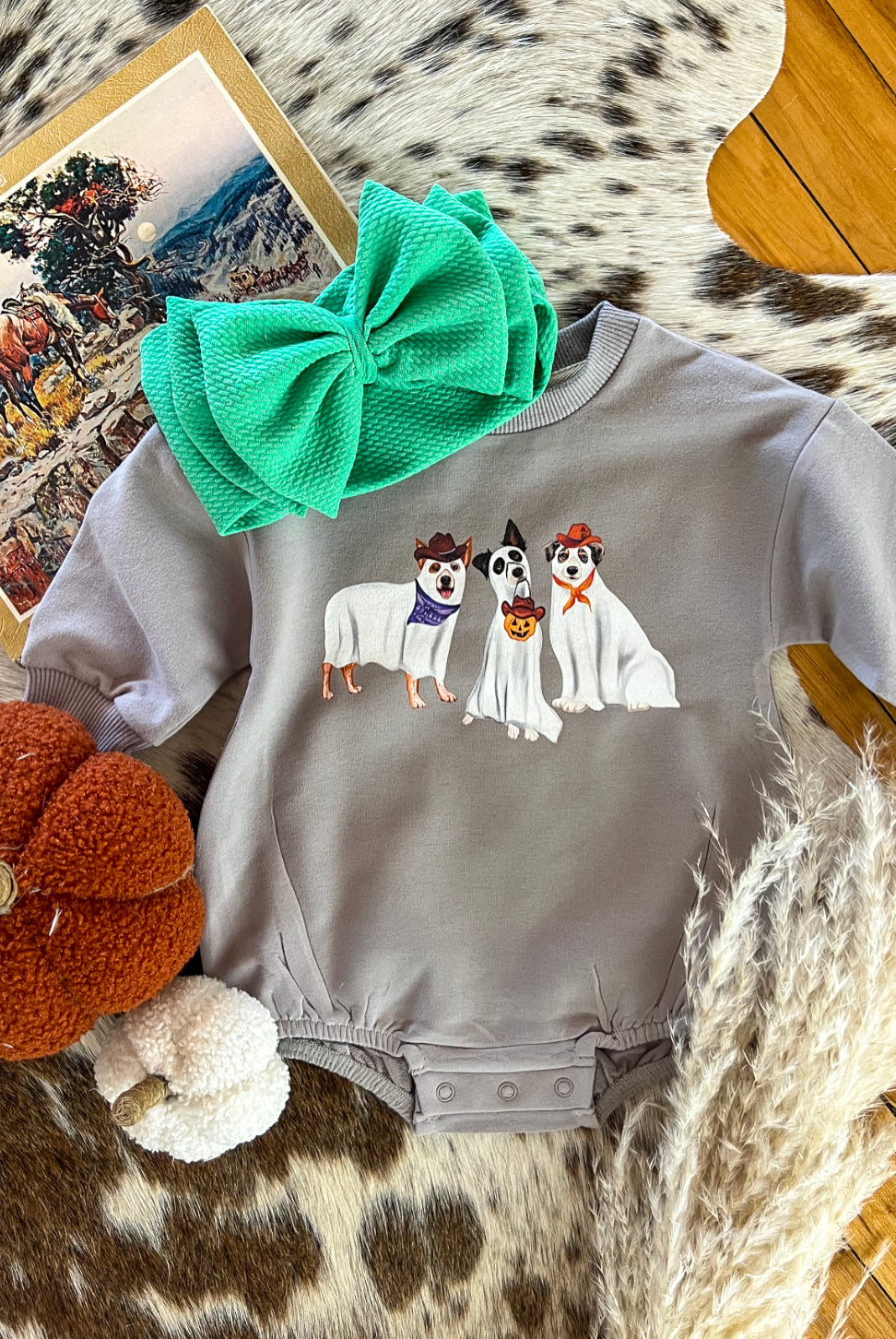 Cowdog Halloween Romper