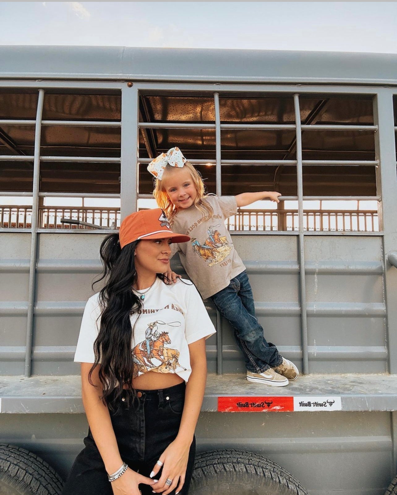 Cody When Nothing Goes Right - Go Left Team Ropers Tee 2.0(Fringed exclusive)(cream tee)