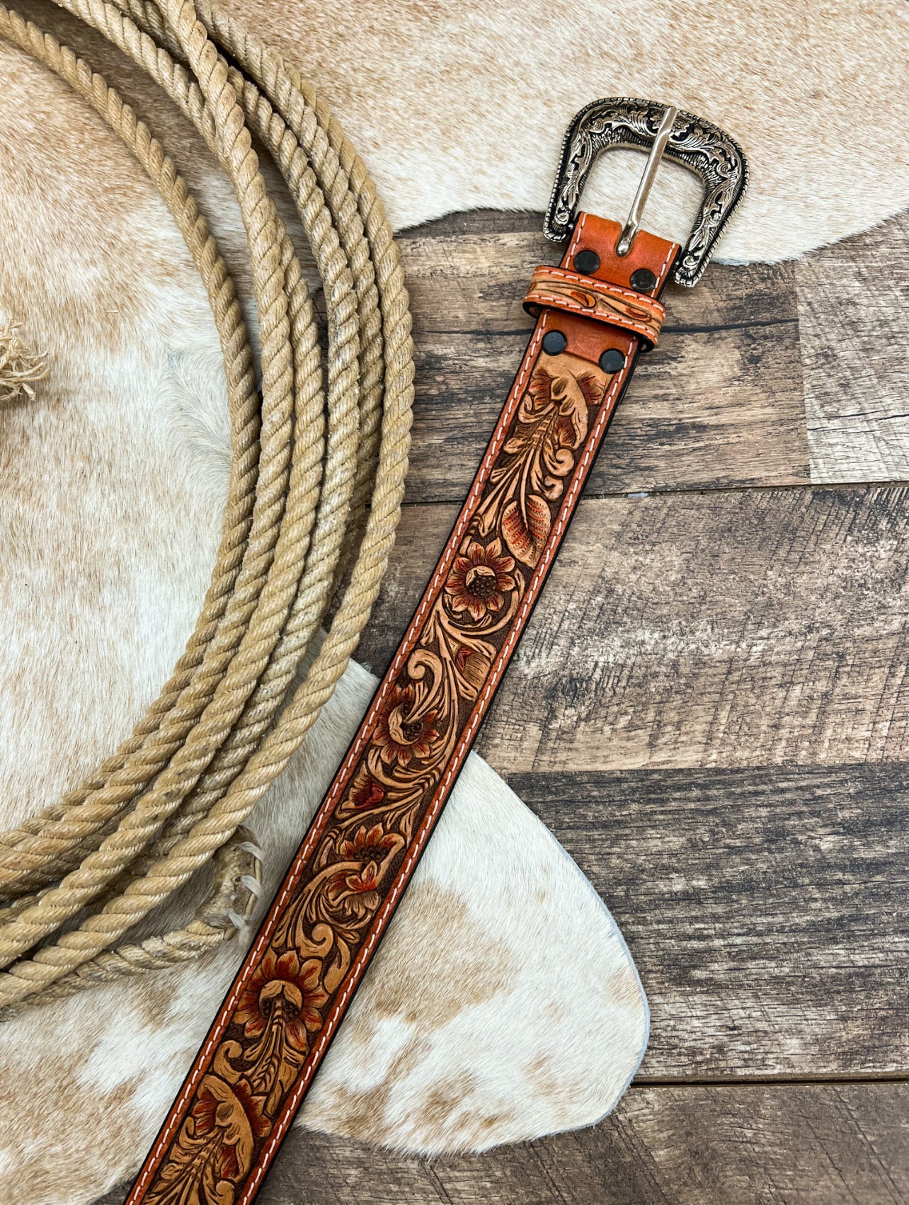 Classy Girl Tooled Belt