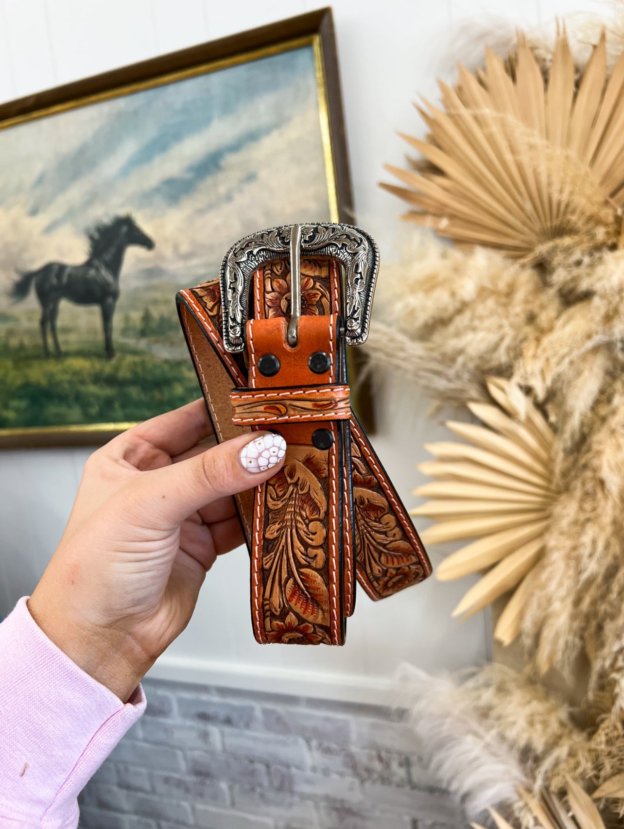 Classy Girl Tooled Belt
