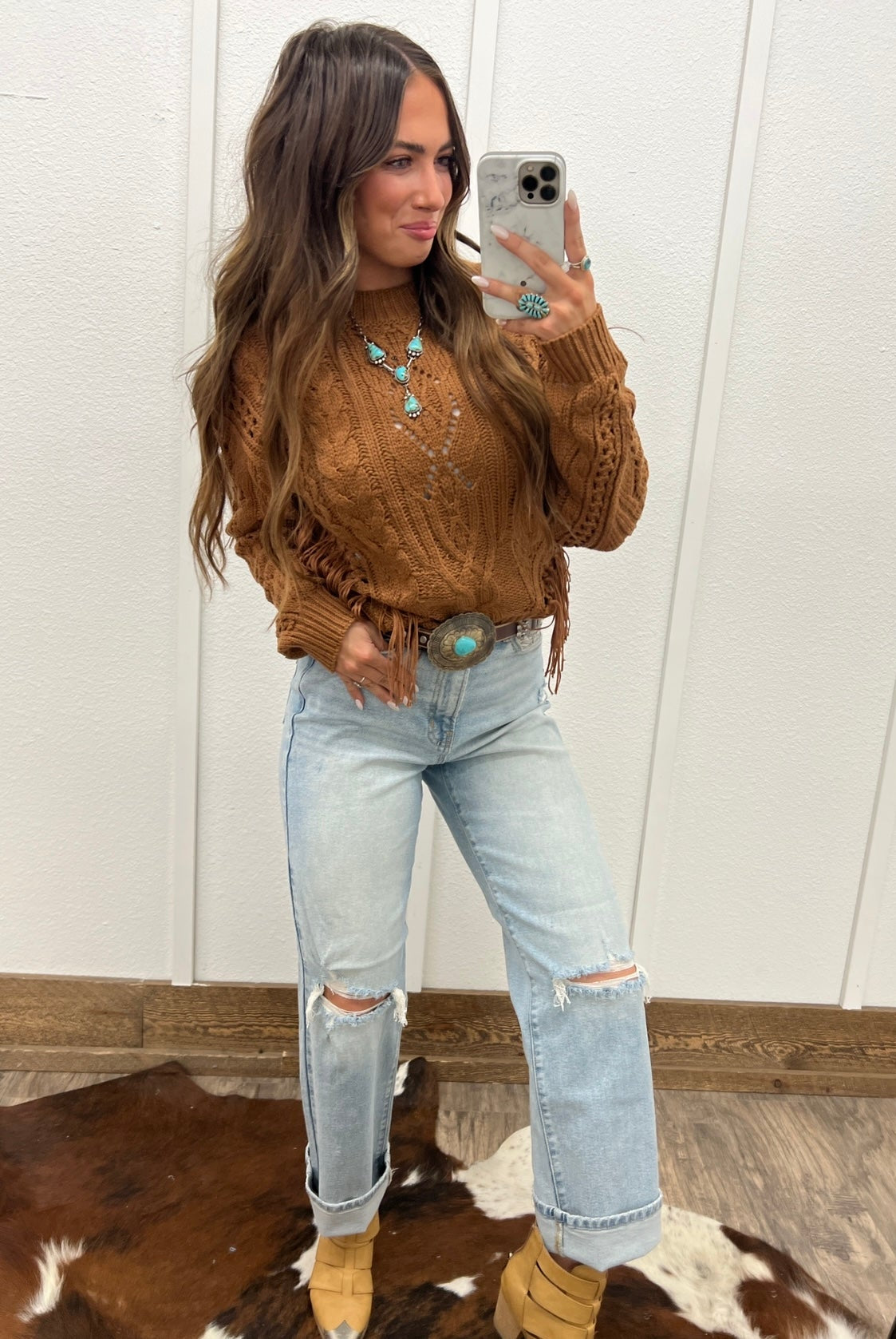 Super High Rise Dad Denim (9060rs)