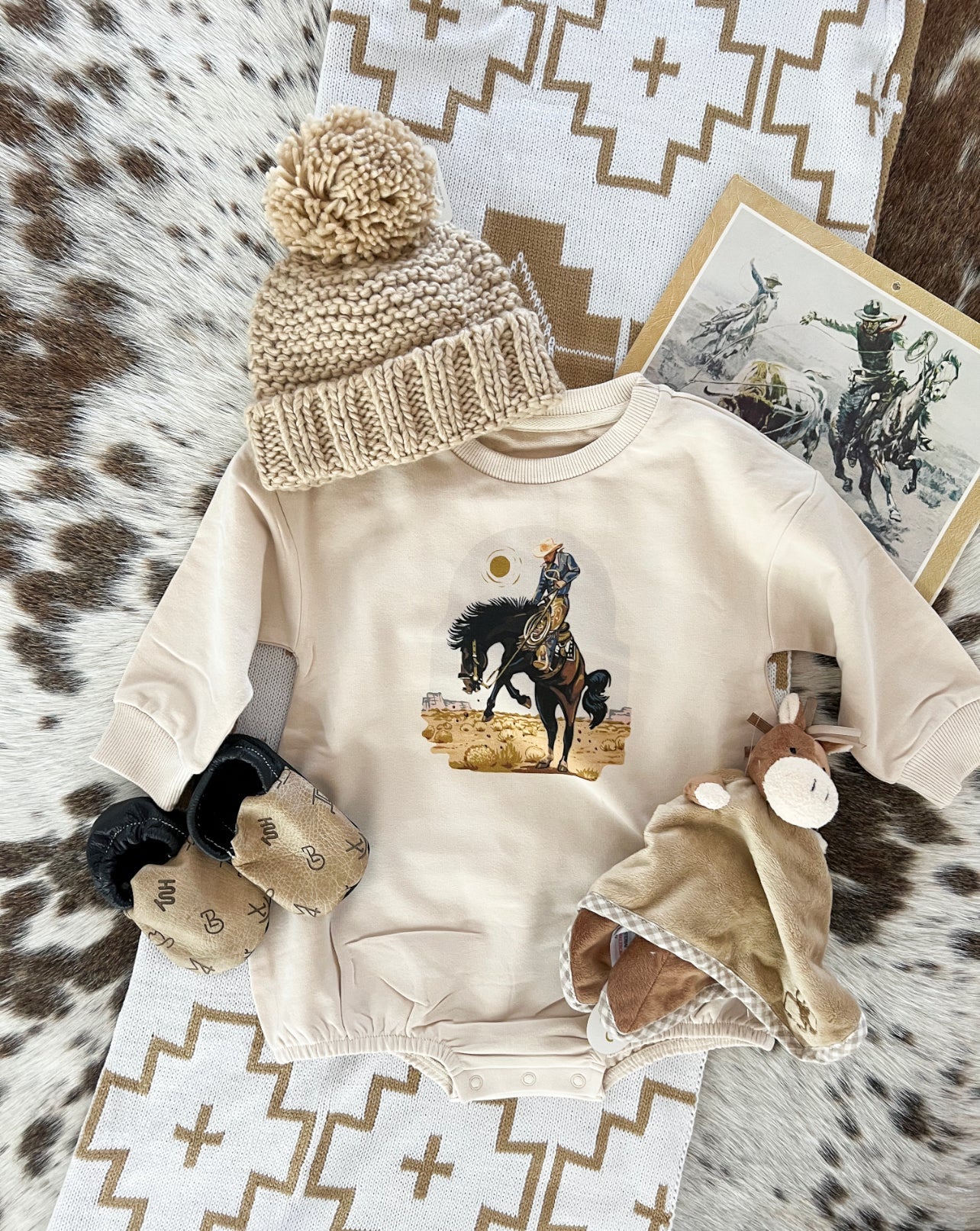 Ranch Bronc Bubble Romper
