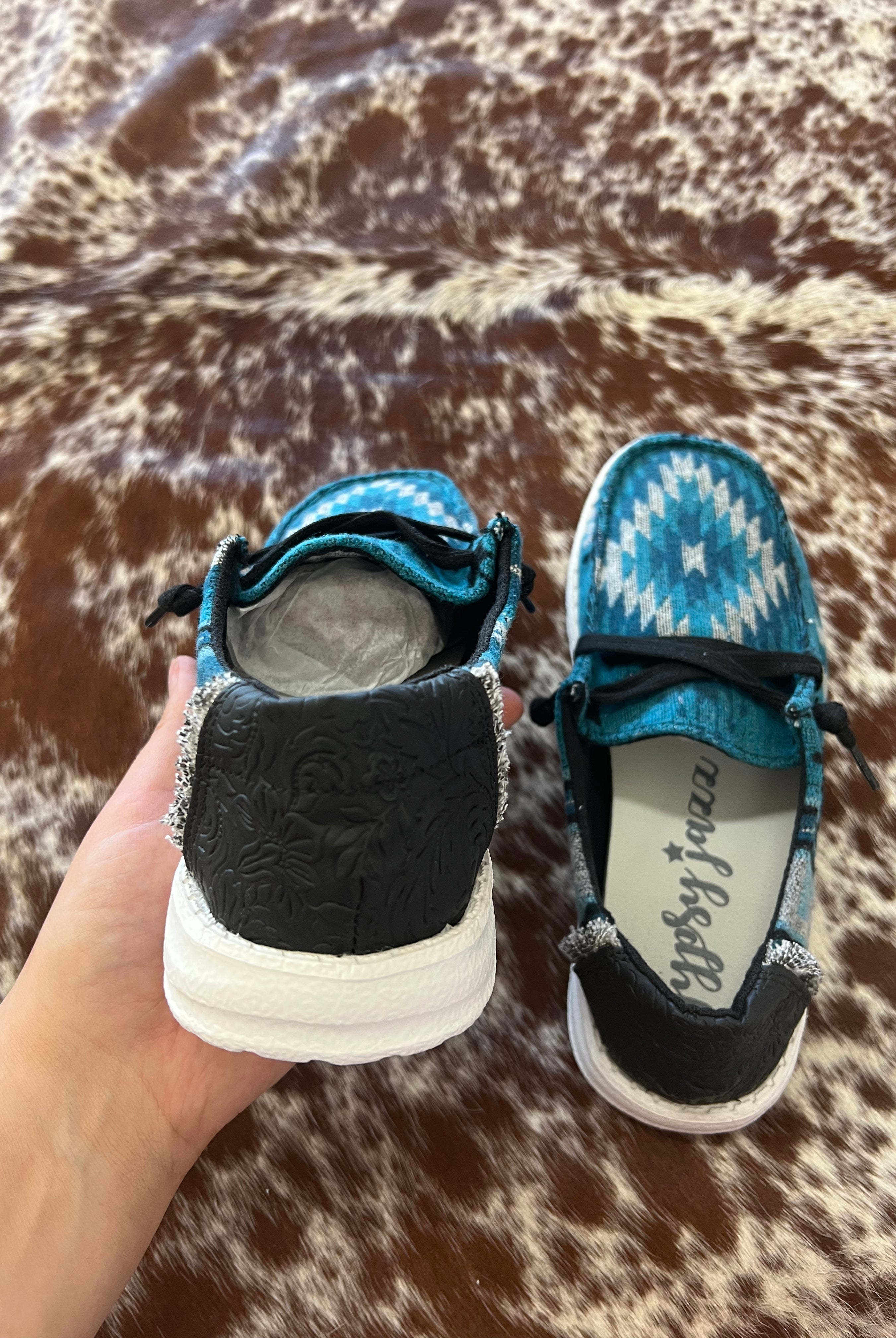 Turquoise Aztec Sneaker