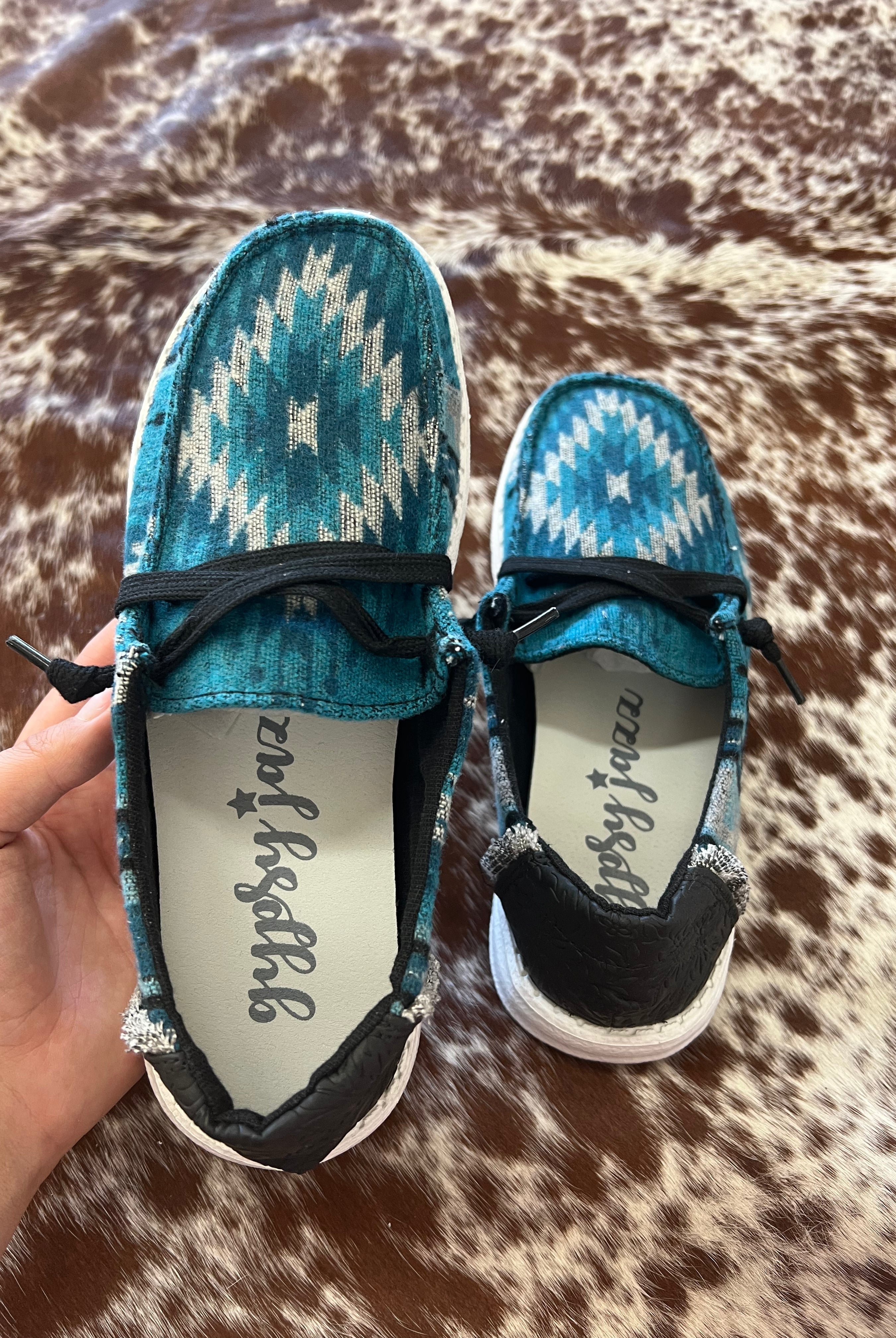 Turquoise Aztec Sneaker