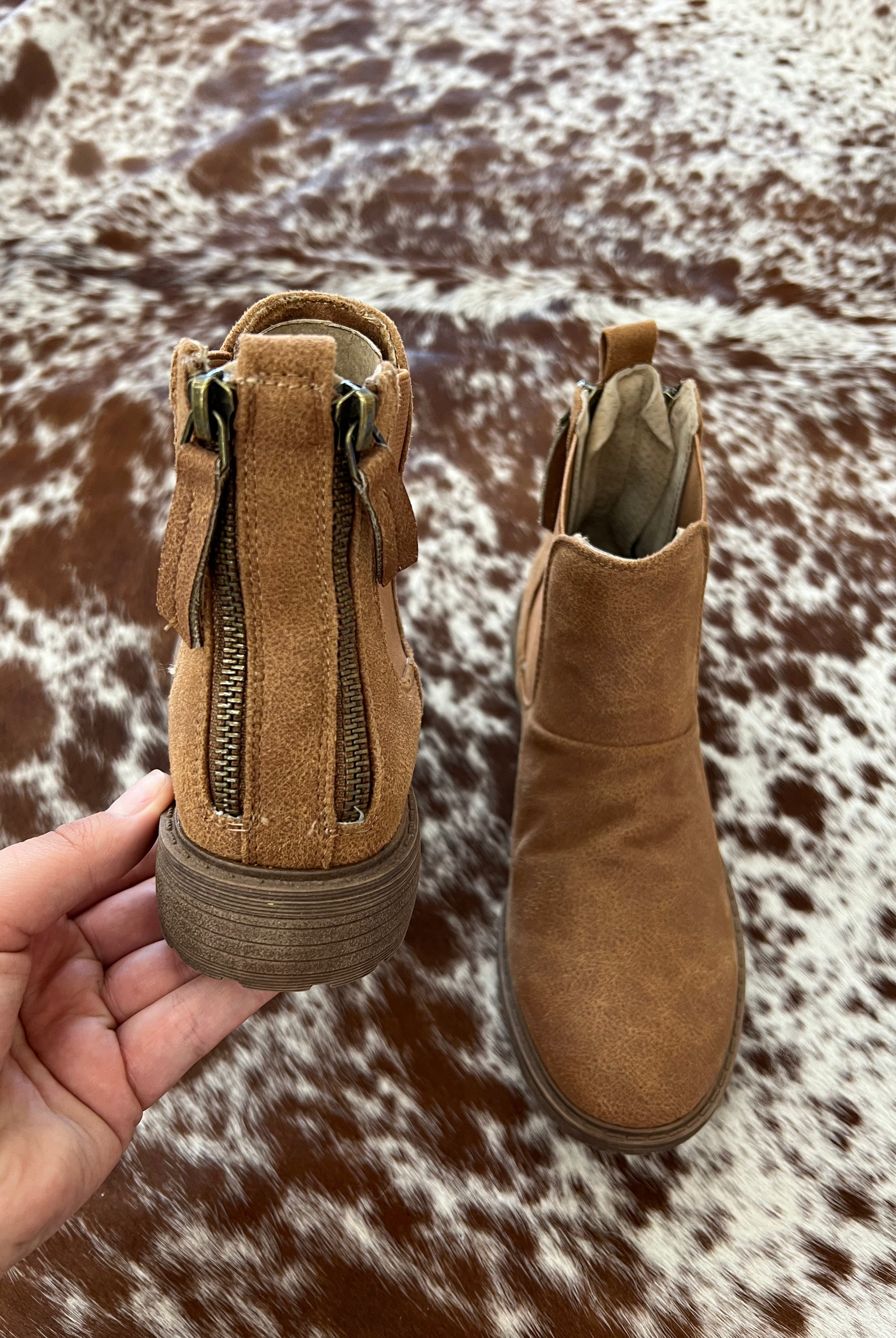 Vienna Tan Booties