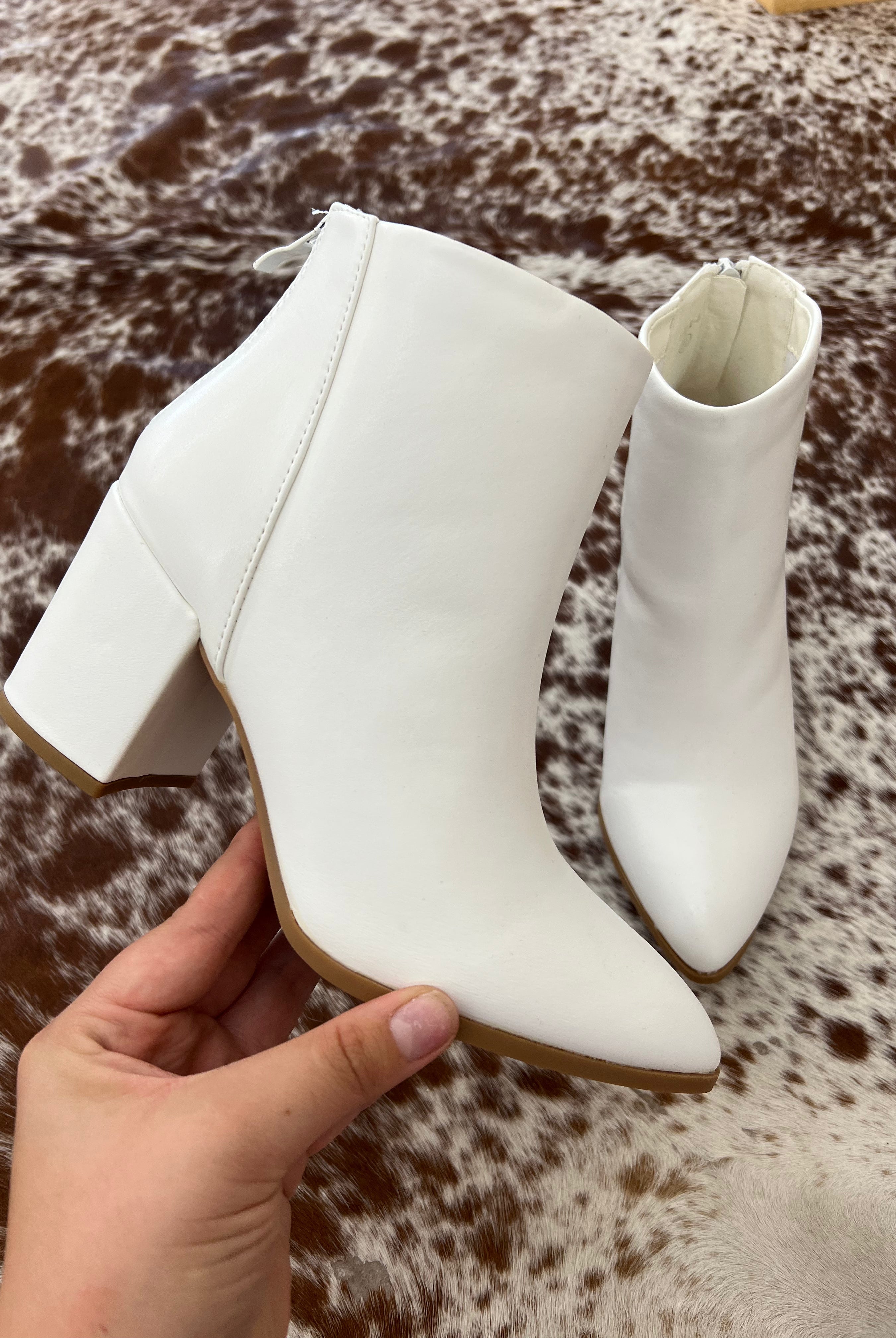 Her Name Was Lola Bootie (White)