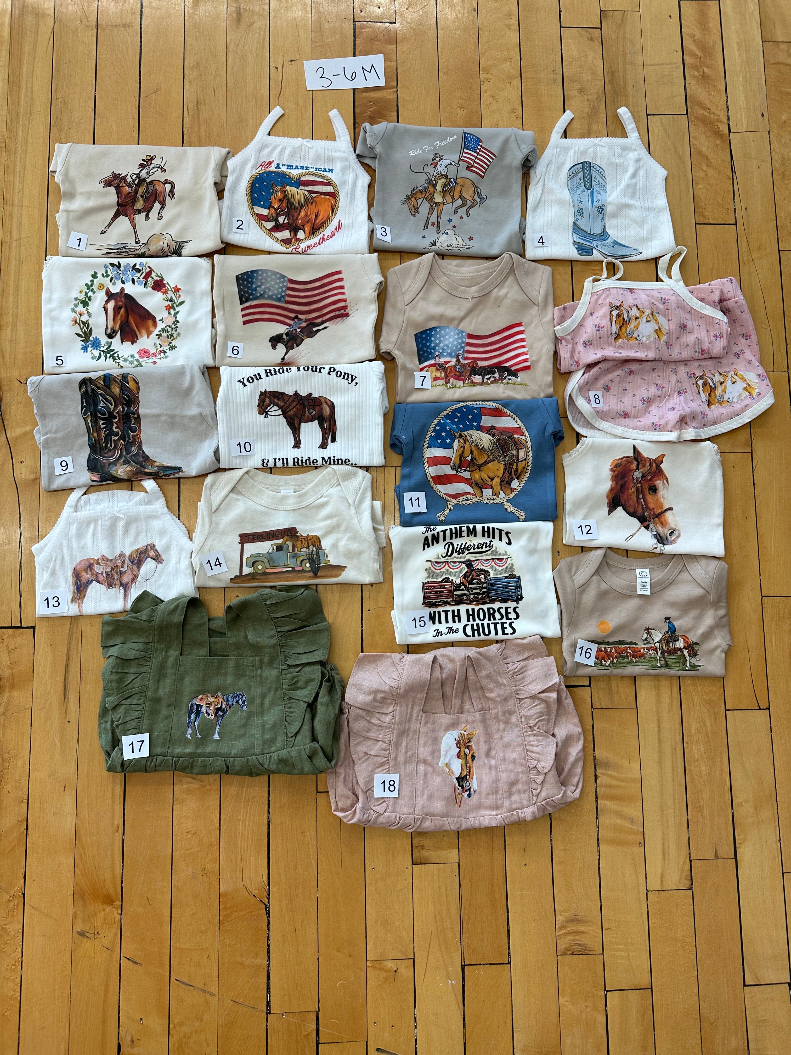 3-6M Onesie/Pointelle Tank/Romper/Set Sample Sale(Finale Sale)🇺🇸