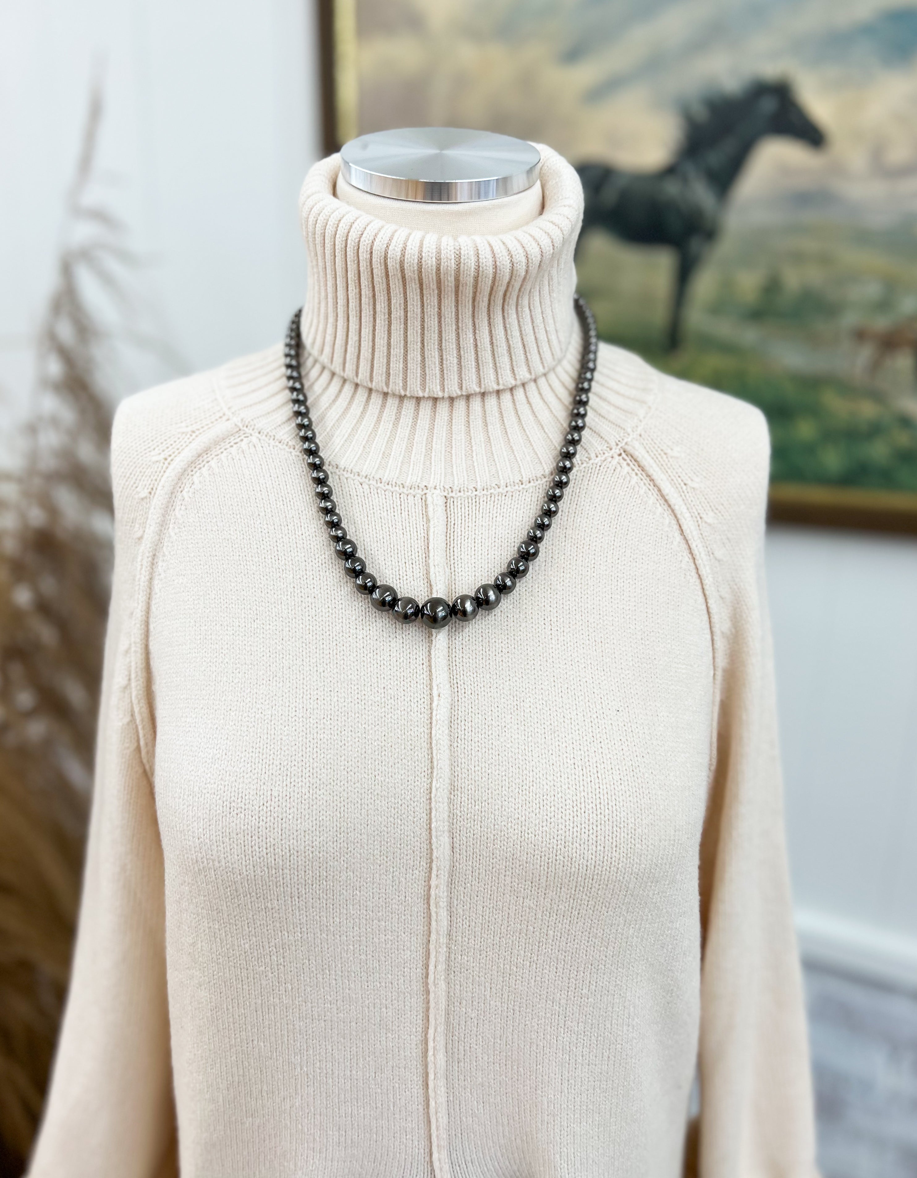 Wanna Be Polished Beaded Necklace