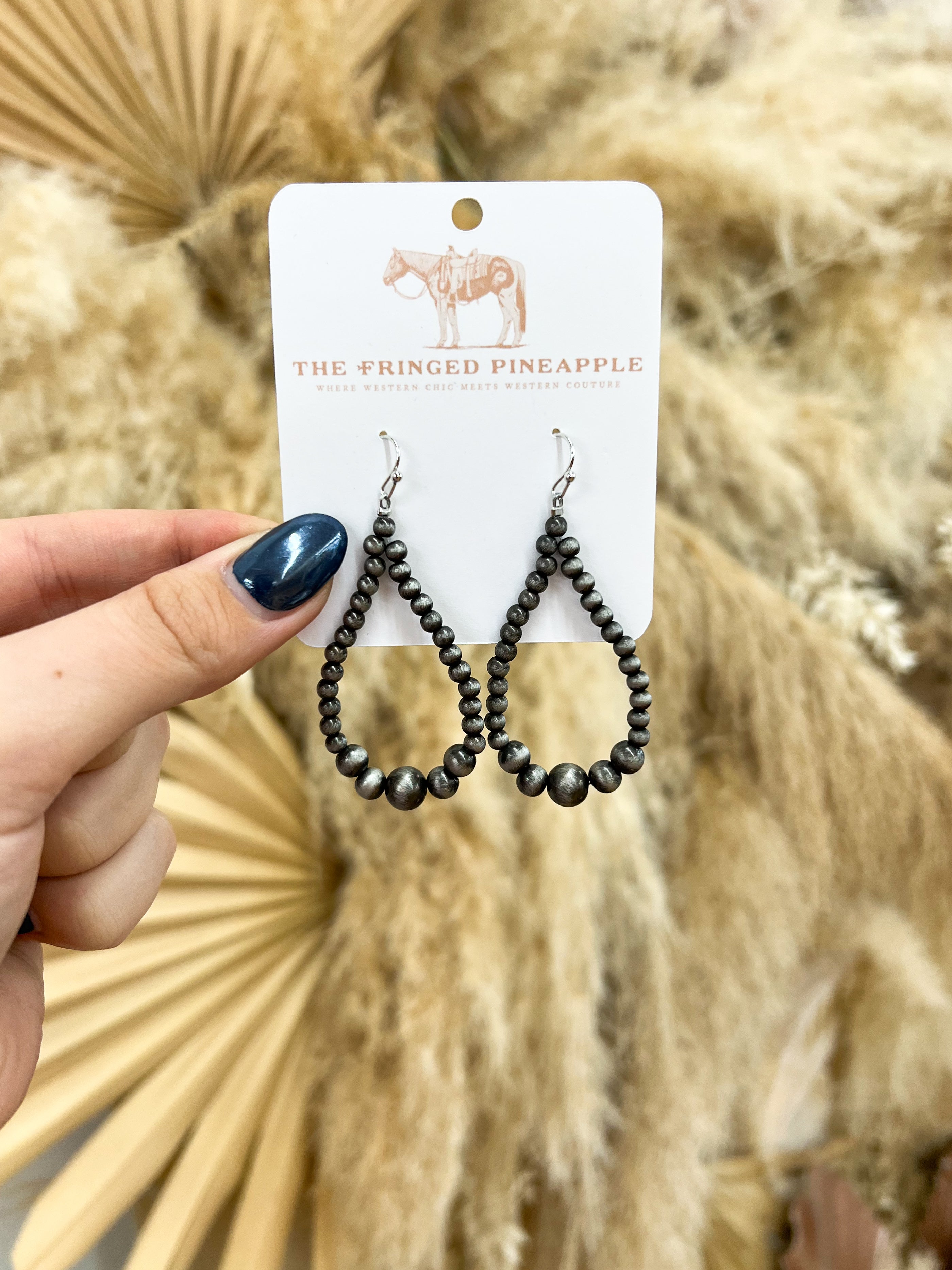 Teardrop Bead Earrings