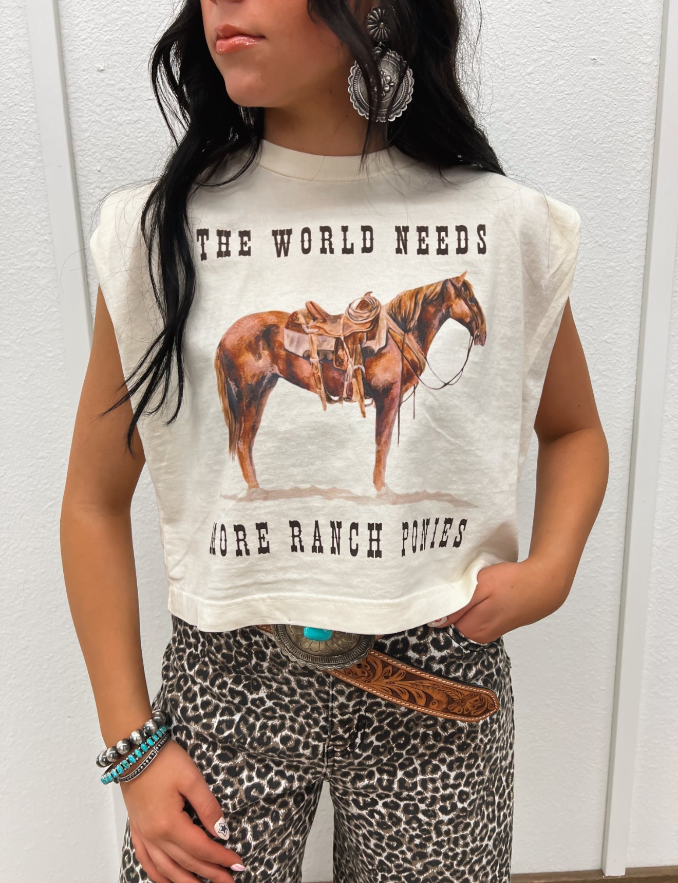 The World Needs More Ranch Ponies Tank