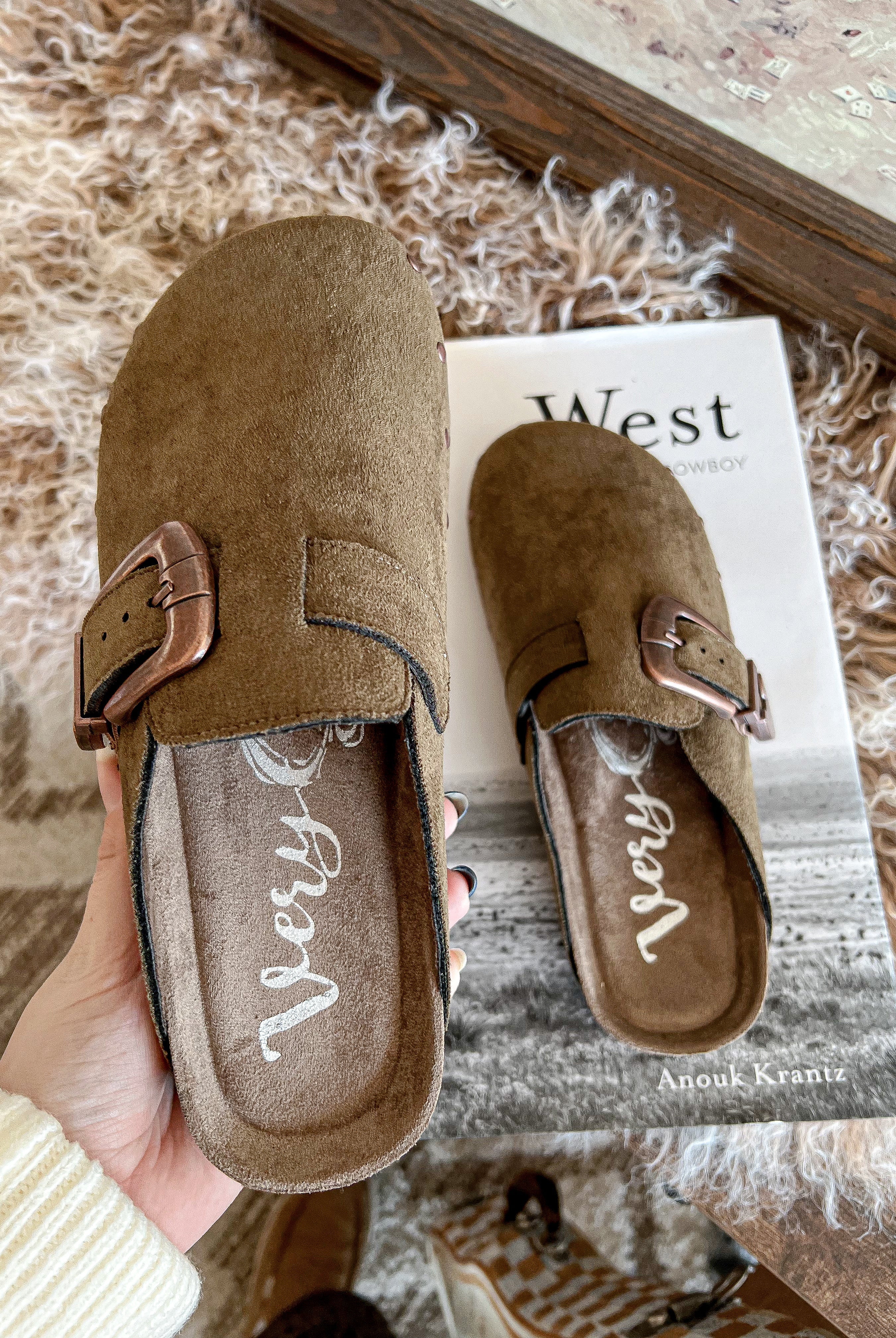 Western Studded Clog Mules