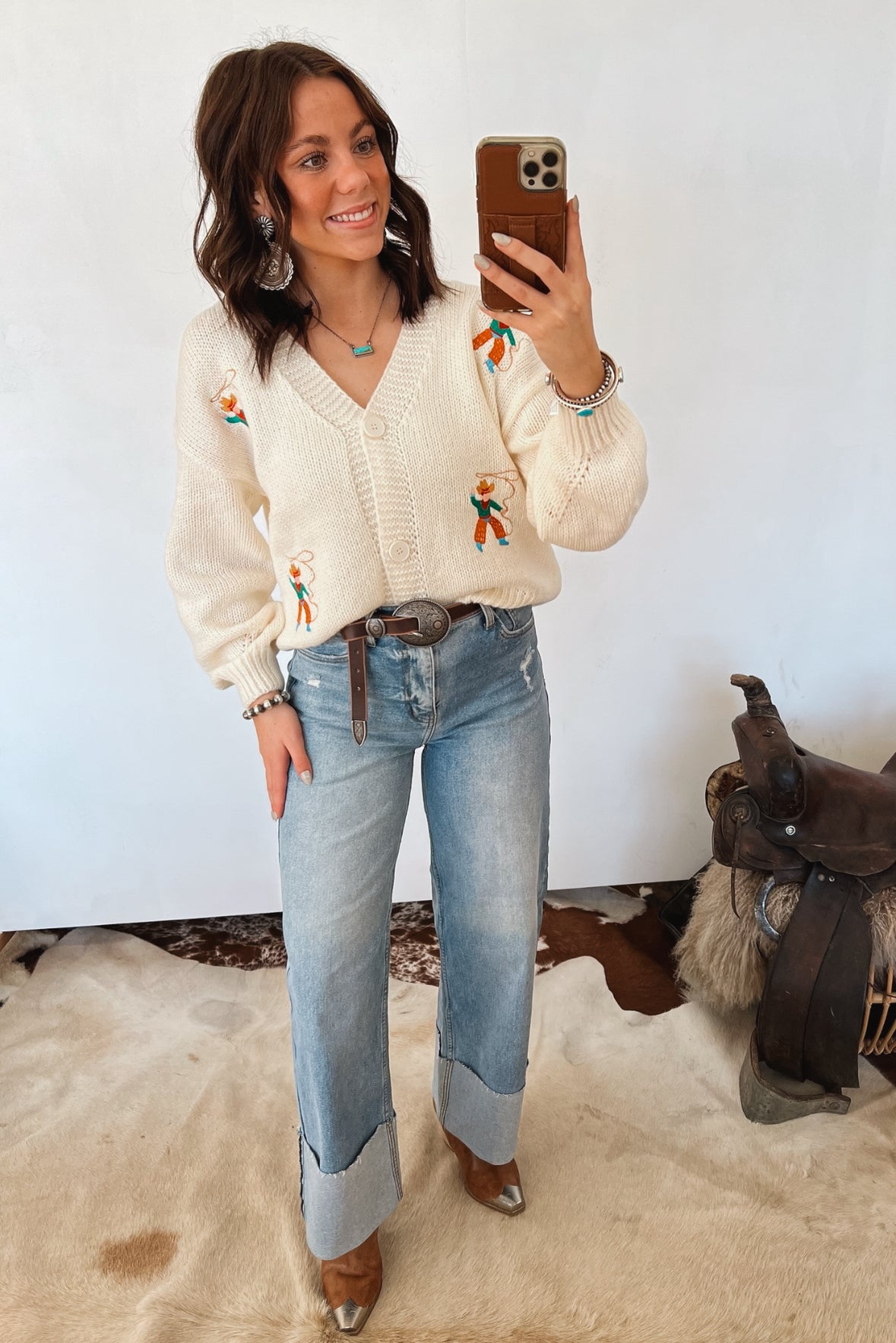 Get Western Cowboy Cardigan