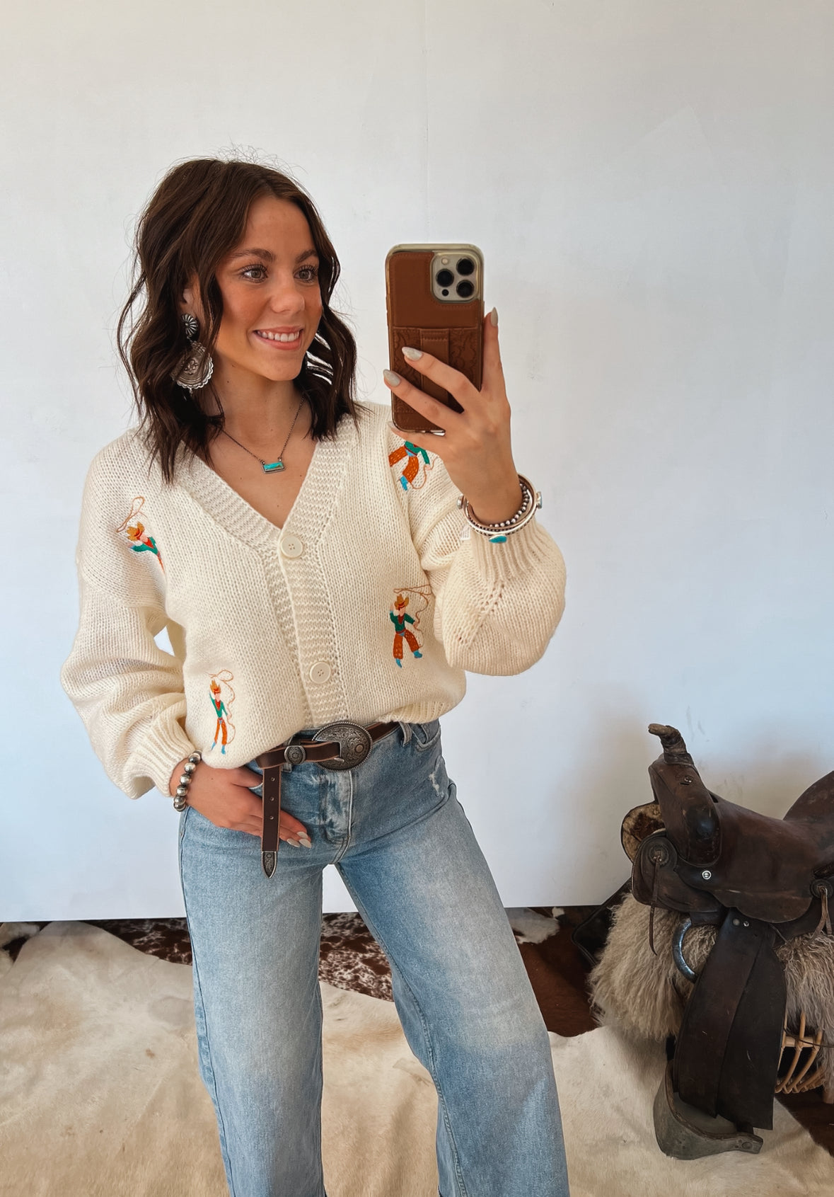 Get Western Cowboy Cardigan
