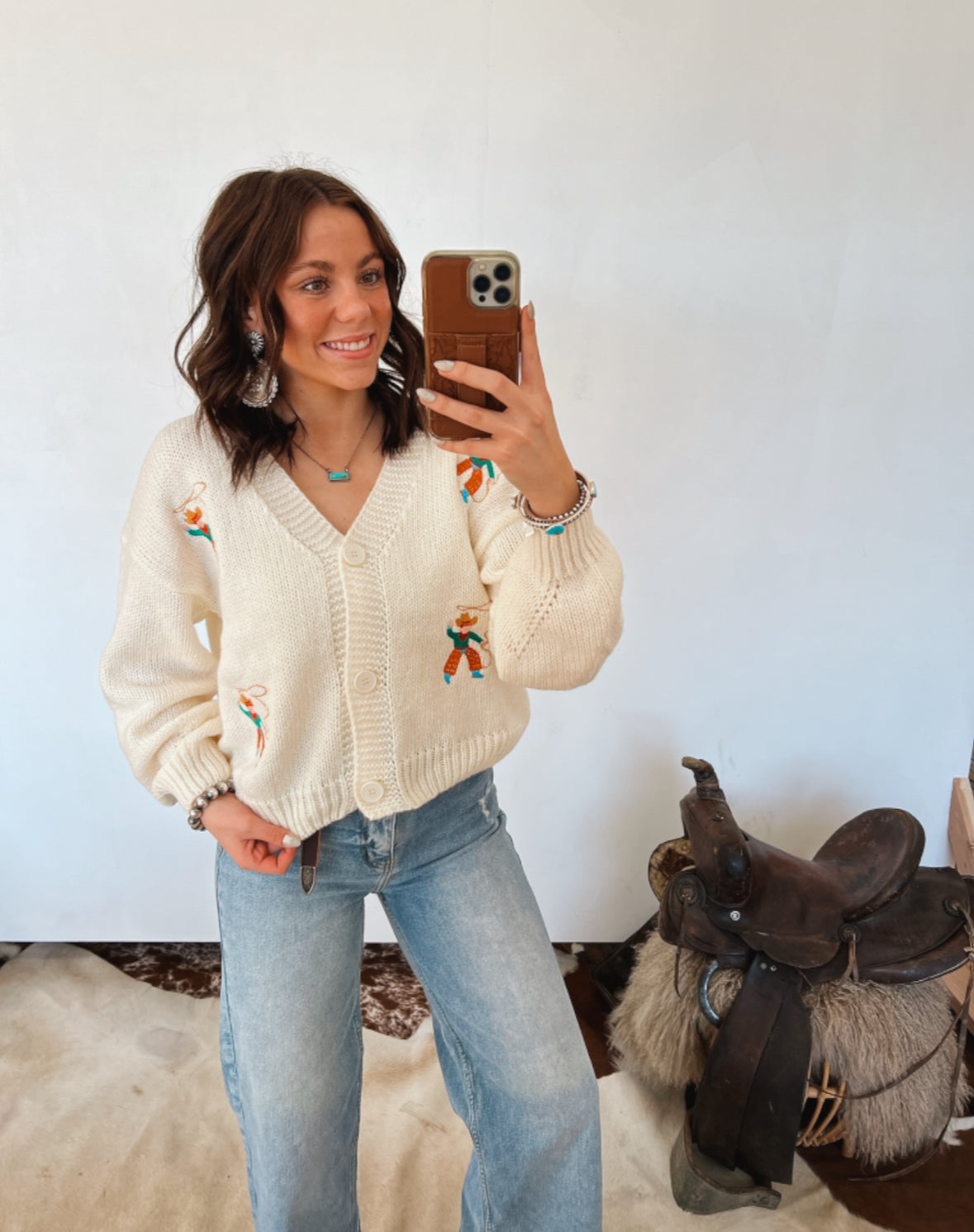 Get Western Cowboy Cardigan