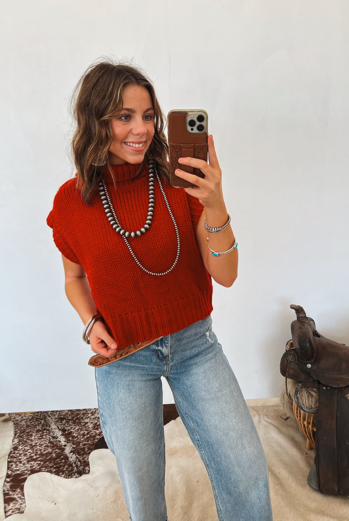 Merry & Bright Turtle Neck Sweater