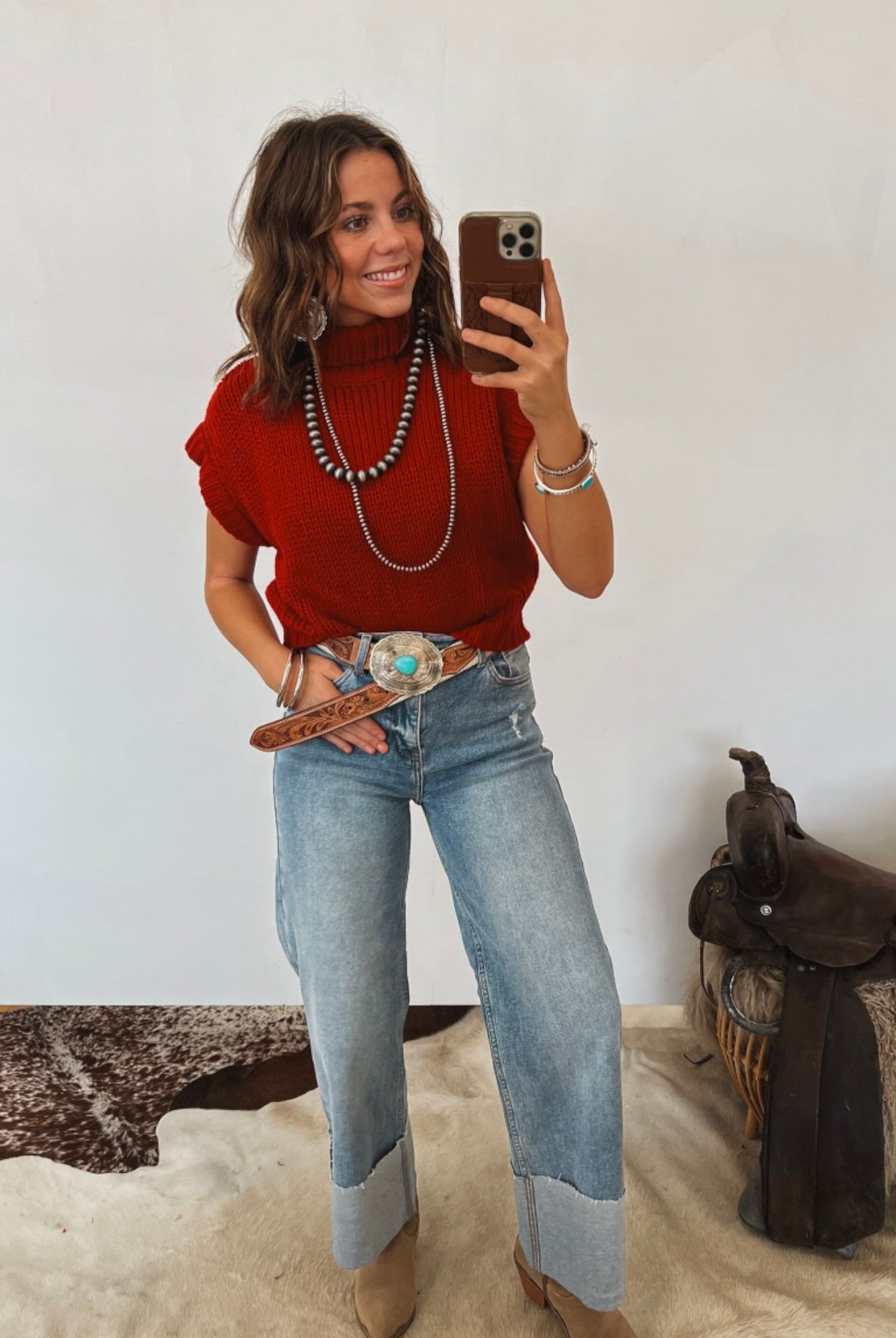 Merry & Bright Turtle Neck Sweater