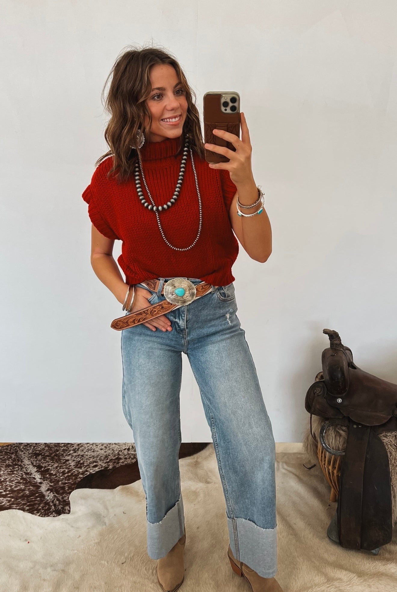 Merry & Bright Turtle Neck Sweater