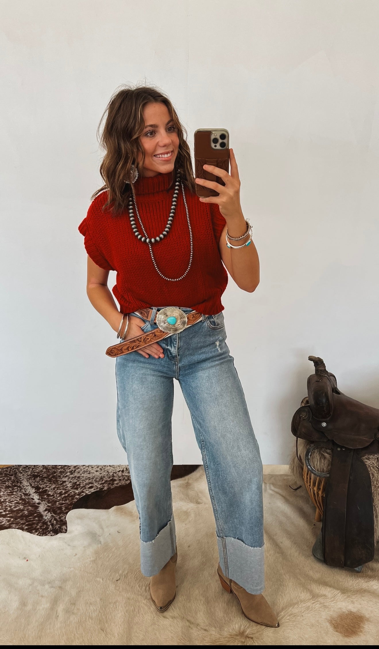 Merry & Bright Turtle Neck Sweater