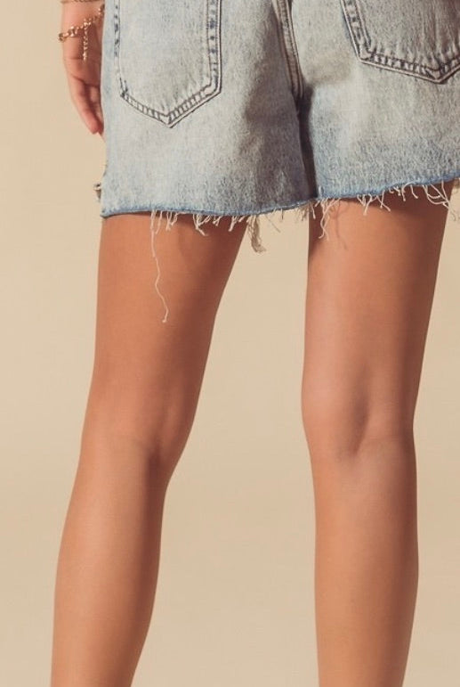 90’s Distressed Denim Babes Shorts(SoMe)