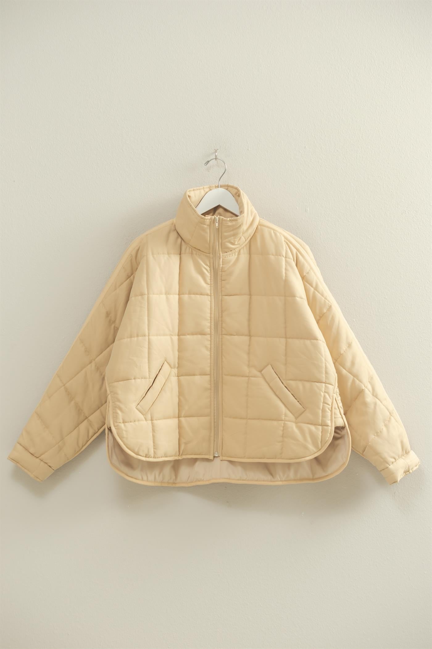Quilted Puffer(Beige)