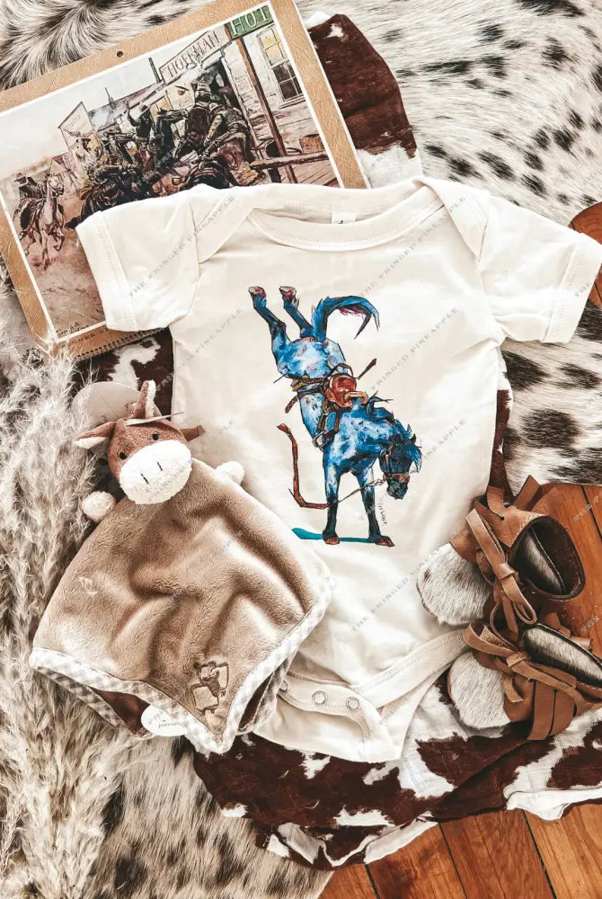 Buckin’ Roan Design (Youth Onesie/Tee)(cream)