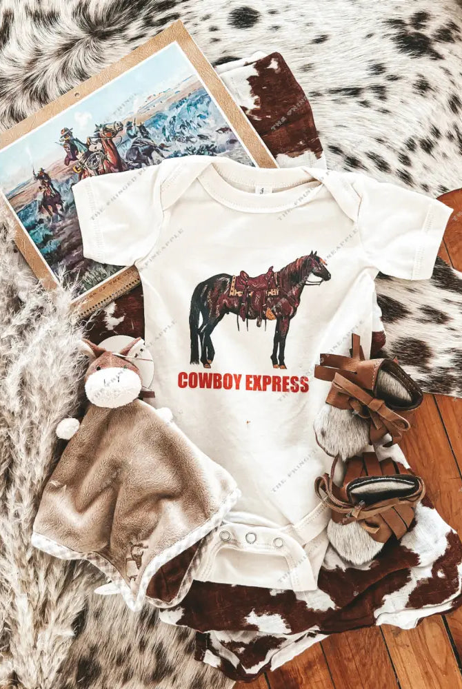 Cowboy Express Jack Design (Youth Onesie/Tee)(cream)