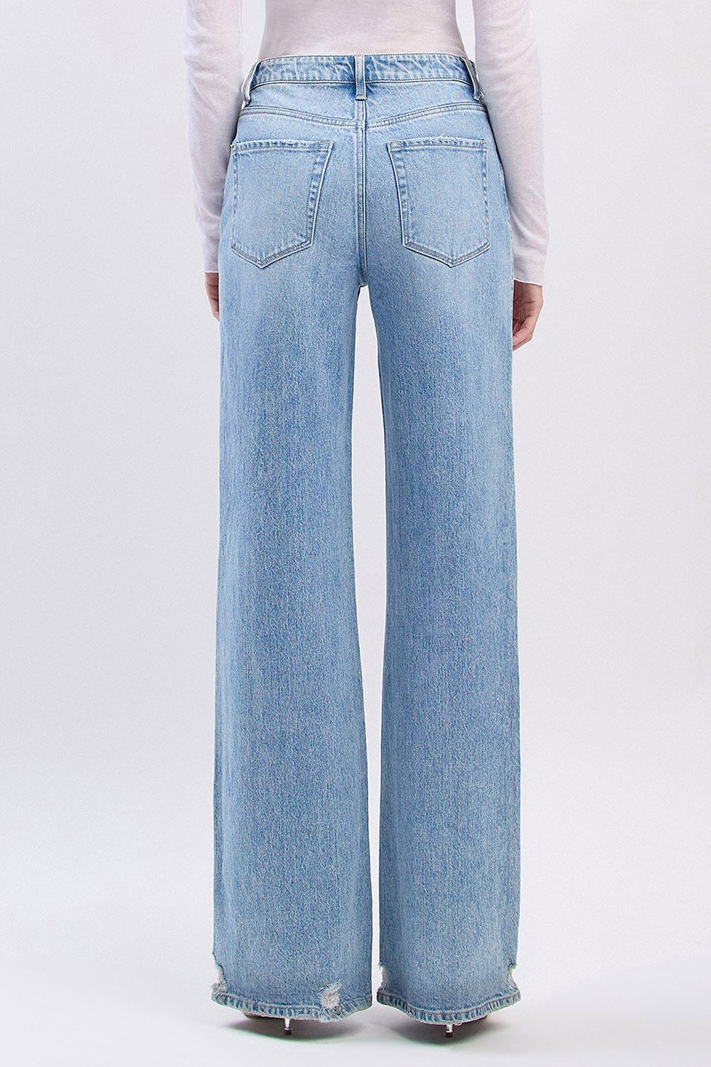 Wild West Super High Rise Baggy Wide Leg Jeans (6572)