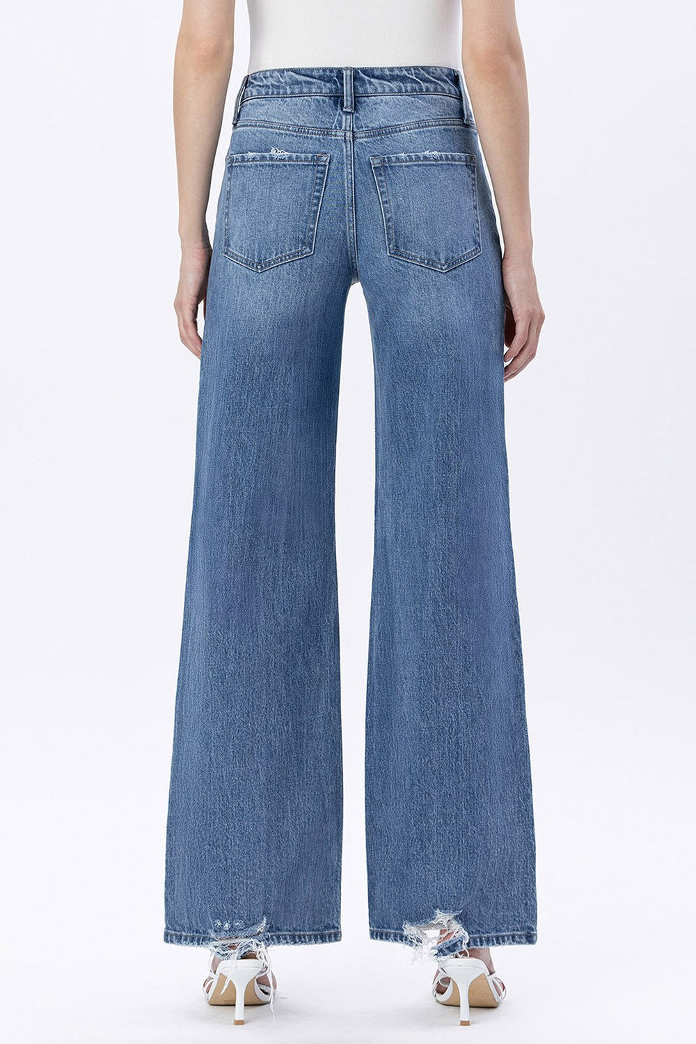 The Rodeo High Rise Baggy Wide Leg Jeans (T7038)