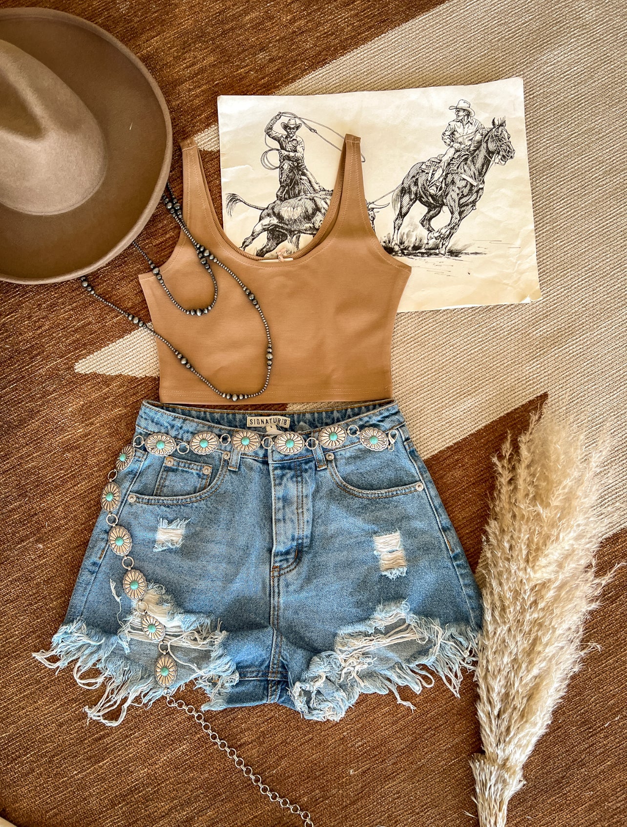 Basic Neutral Crop Top S / Taupe