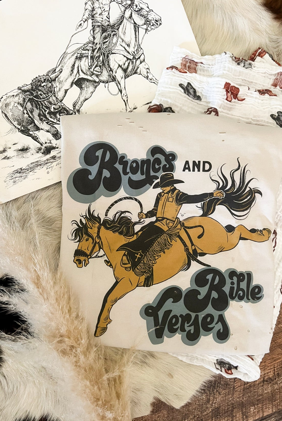Broncs And Bible Verses(Fringed exclusive)