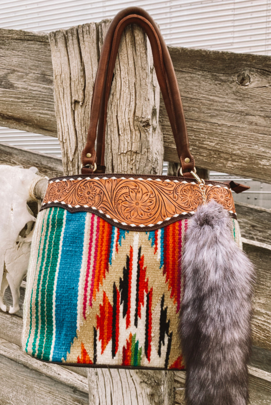 Baddest B of The West Purse With Handles