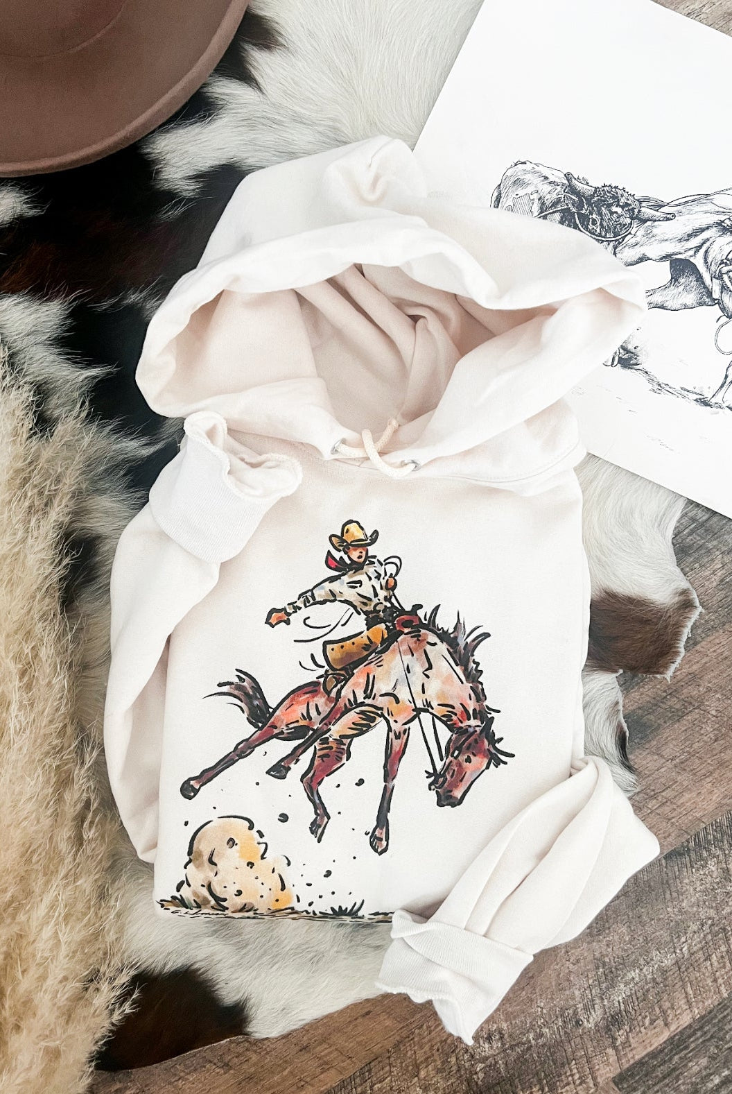 Cody Rank Roan Hoodie(Adult) (Sweet Cream Mammoth)